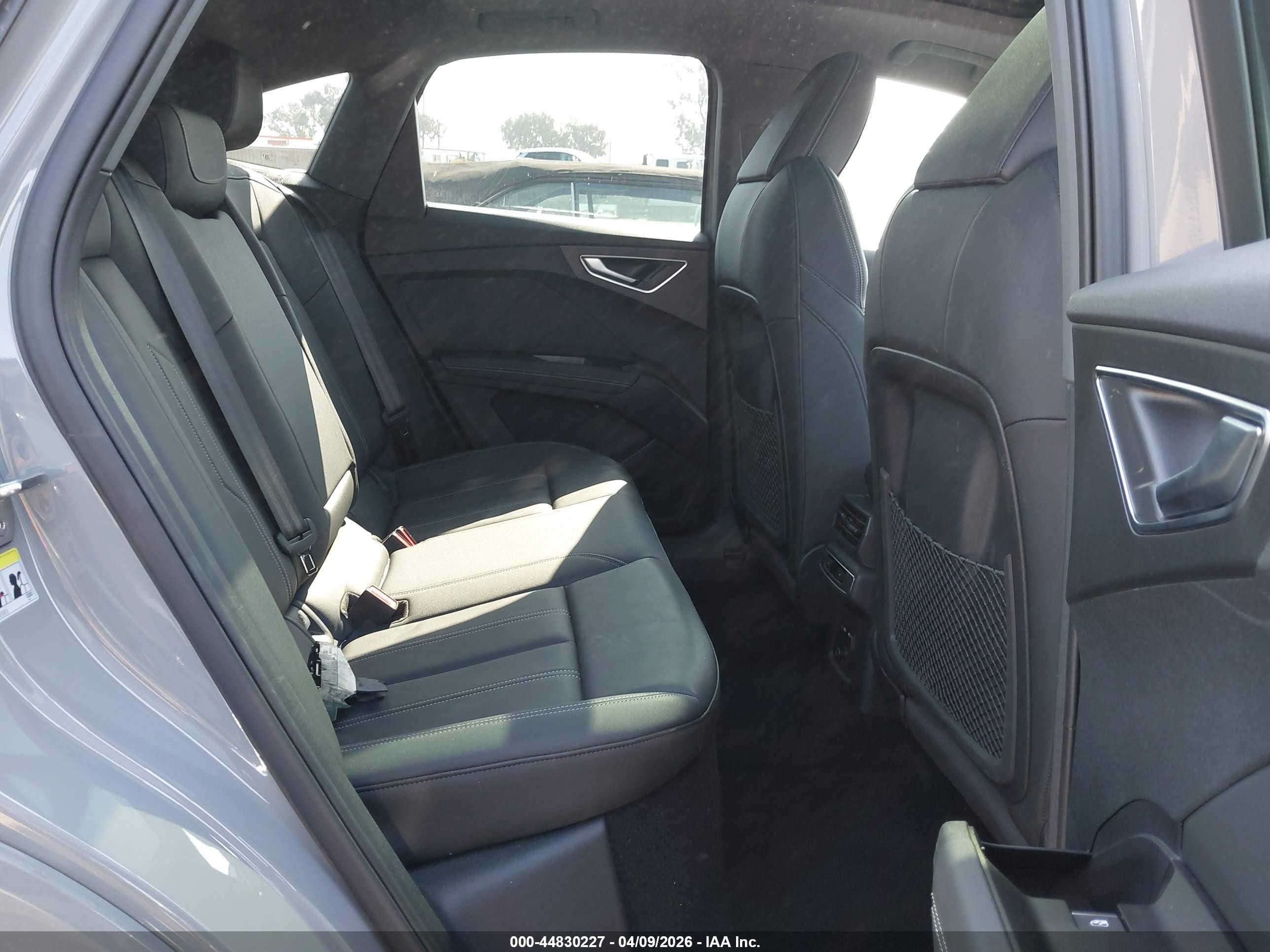 2024 Audi Q4 e-tron Sportback VIN WA132BFZ9RP023266 IAAI salvage auction — Front End, Salvage (California), sold $17,500 on 2026-09-12 (photo 8)