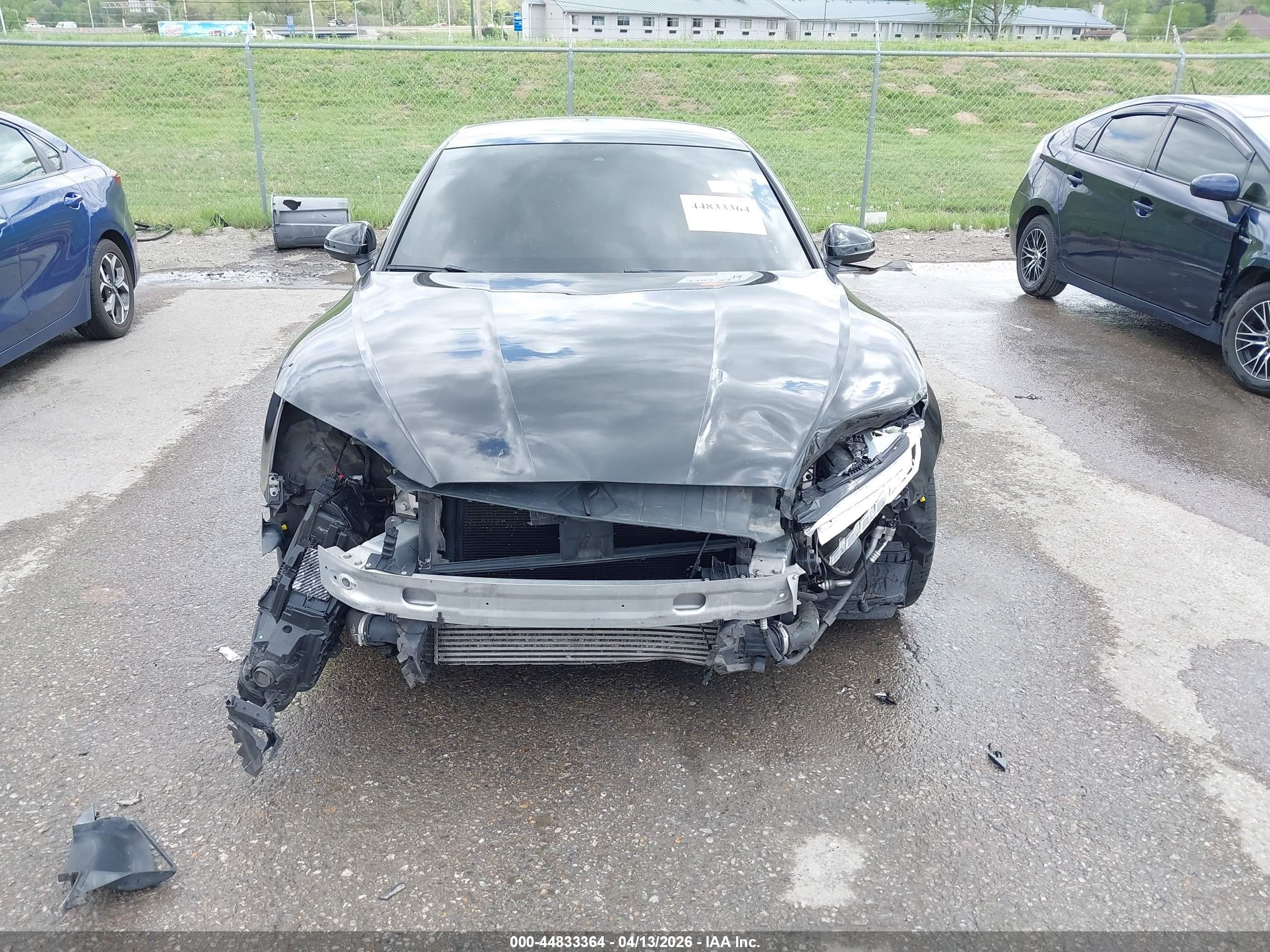 2022 Audi A5 VIN WAUCBCF57NA019770 IAAI salvage auction — Front End, Salvage (Missouri), sold $5,550 on 2026-09-08 (photo 6)