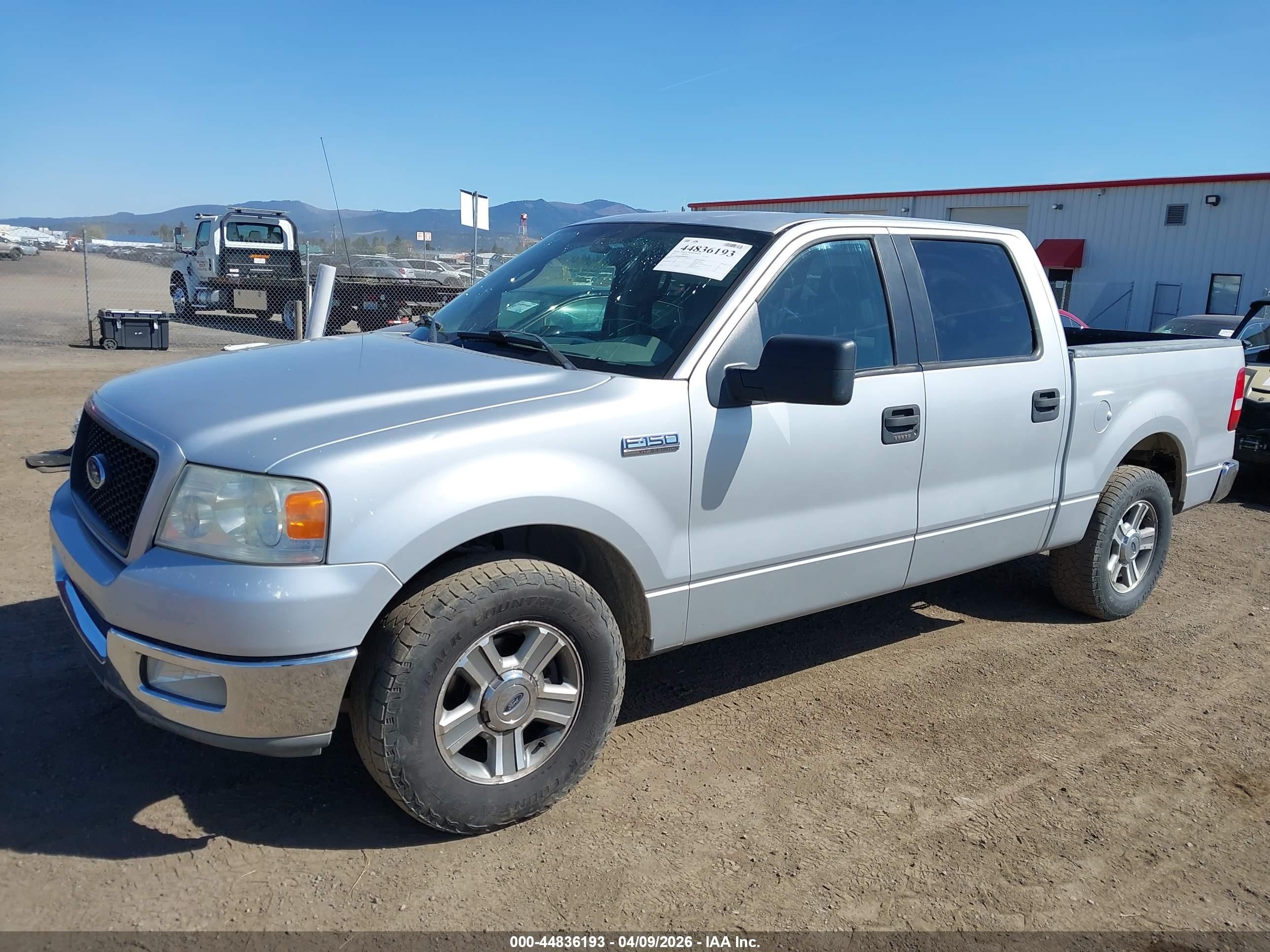 2005 Ford F-150 VIN 1FTPW125X5FA26671 IAAI salvage auction — Front End, Clear (Washington), sold $650 on 2026-07-07 (photo 2)