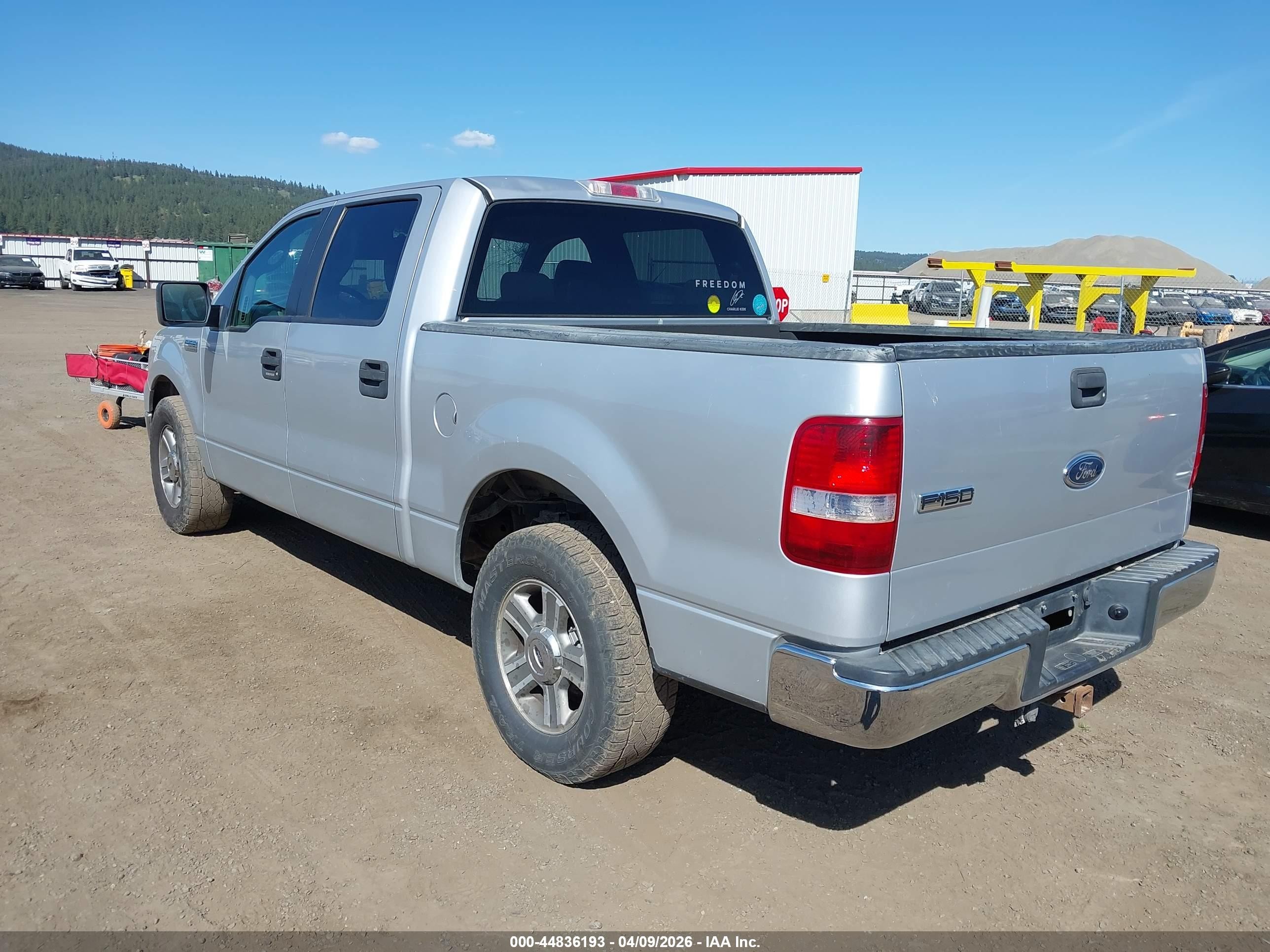 2005 Ford F-150 VIN 1FTPW125X5FA26671 IAAI salvage auction — Front End, Clear (Washington), sold $650 on 2026-07-07 (photo 3)