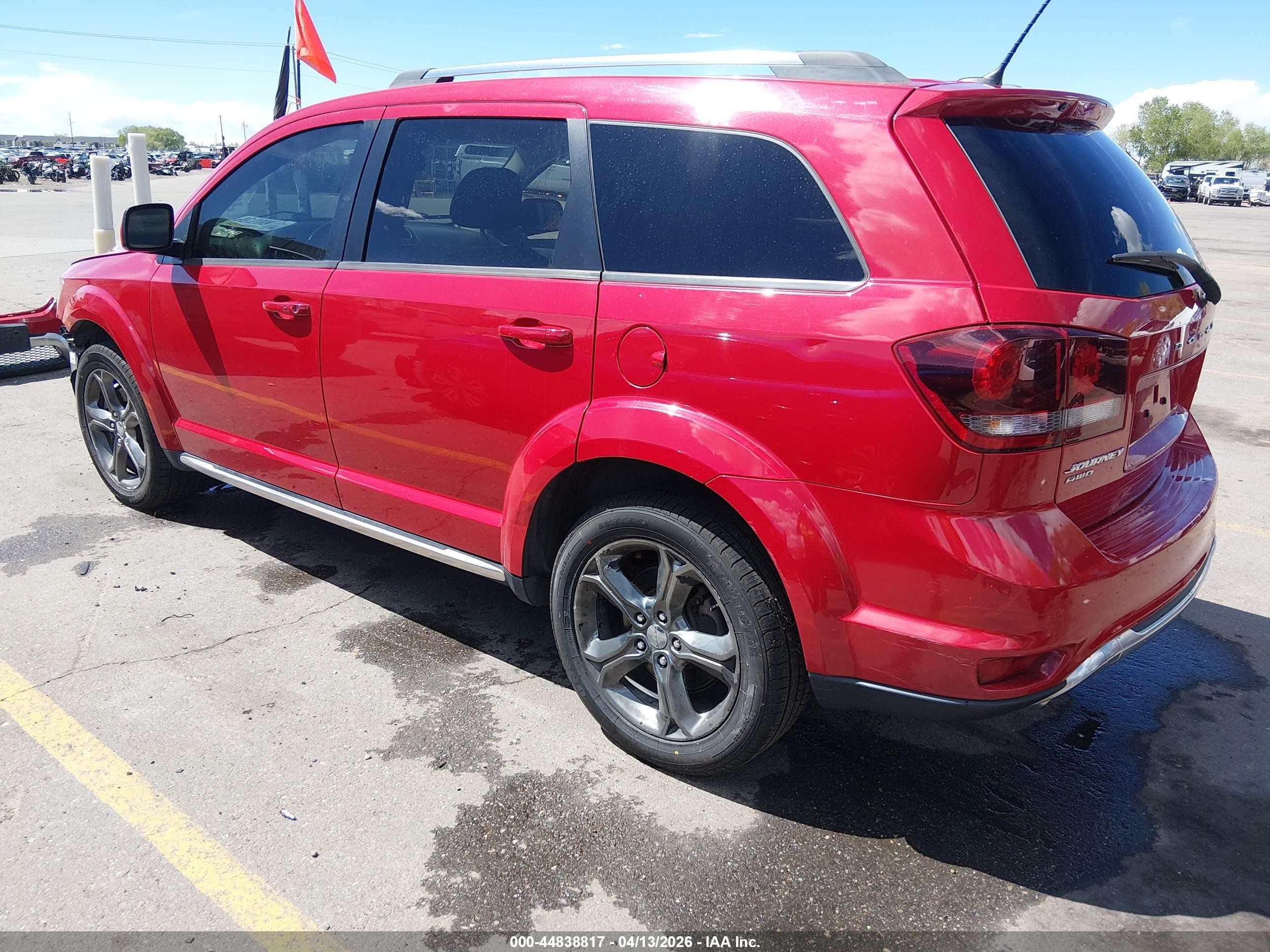 2015 Dodge Journey VIN 3C4PDDGG9FT675855 IAAI salvage auction — Front End, Salvage (Utah), sold $325 on 2026-07-09 (photo 3)