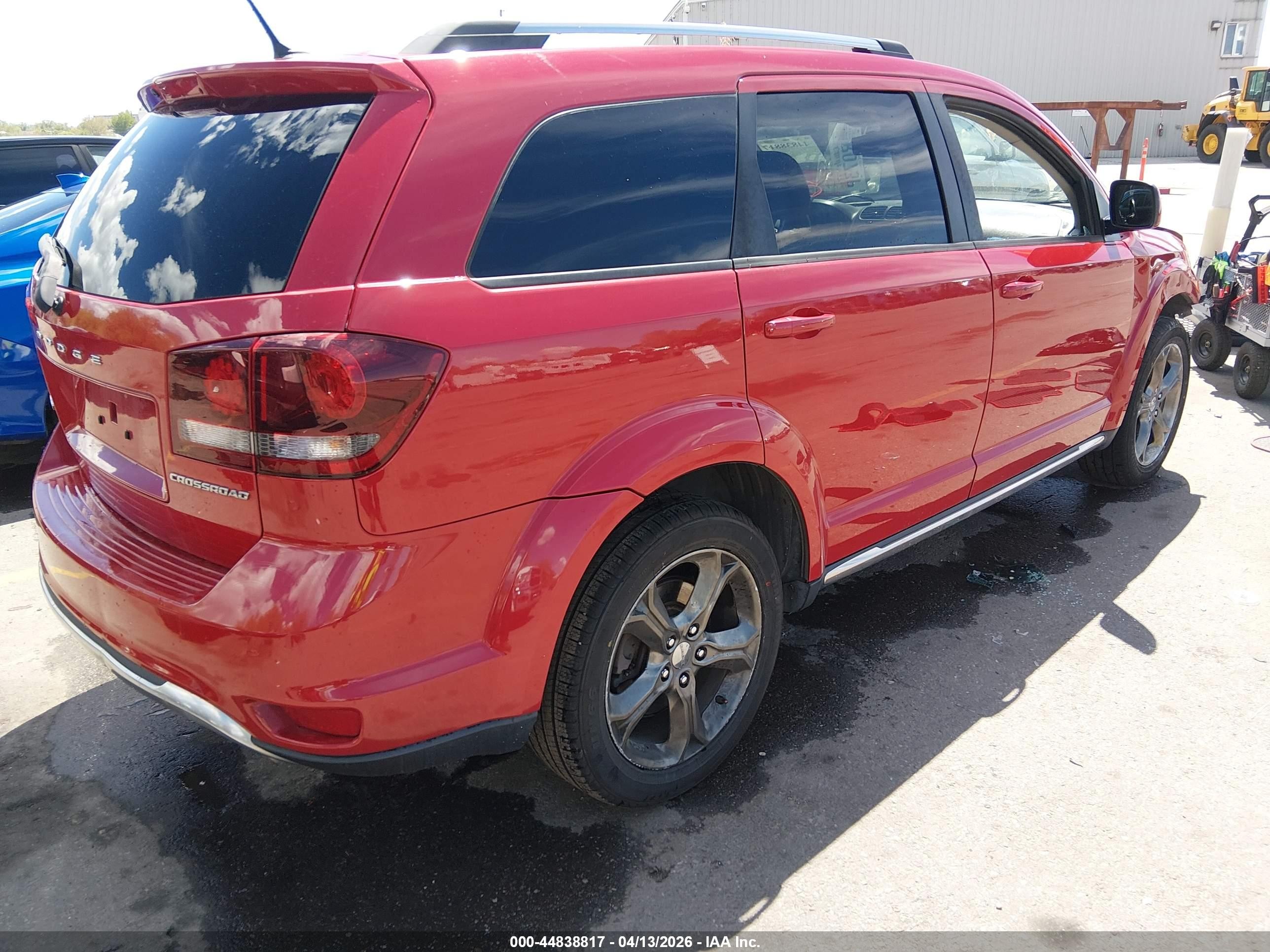 2015 Dodge Journey VIN 3C4PDDGG9FT675855 IAAI salvage auction — Front End, Salvage (Utah), sold $325 on 2026-07-09 (photo 4)