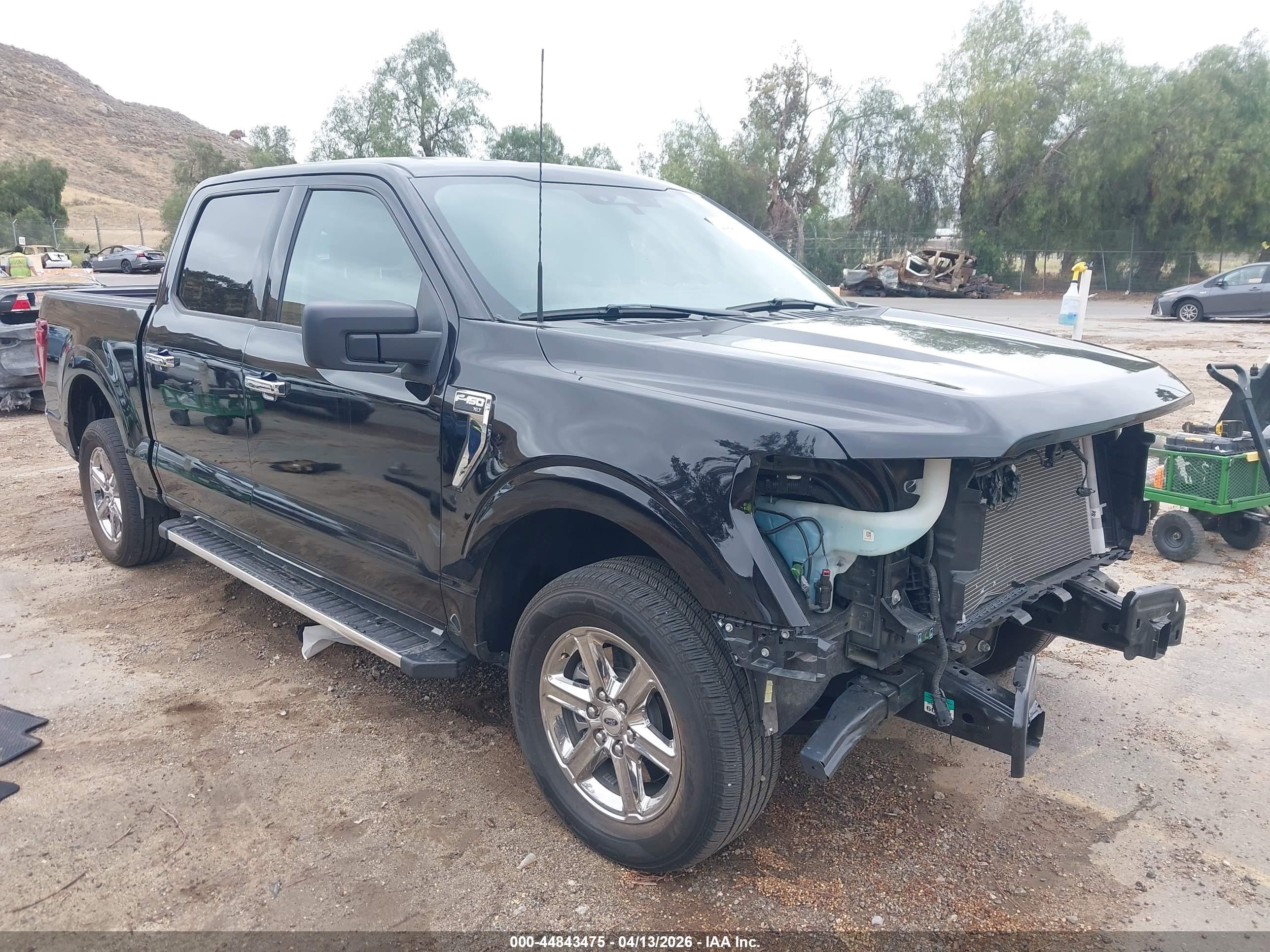 2025 Ford F-150 VIN 1FTEW3K57SKE28203 IAAI salvage auction — Front End, Salvage (California), sold $16,900 on 2026-07-10 (photo 1)