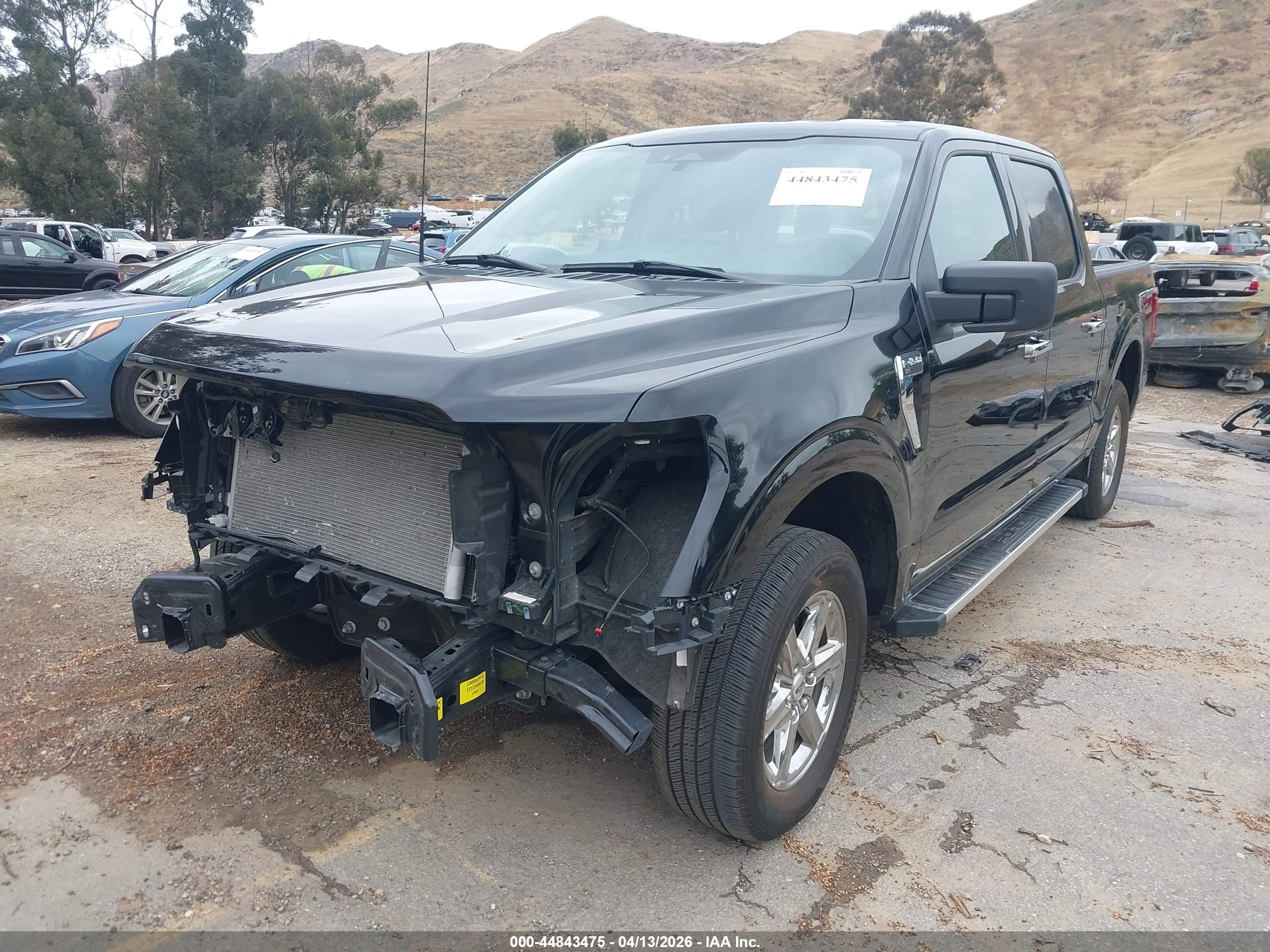 2025 Ford F-150 VIN 1FTEW3K57SKE28203 IAAI salvage auction — Front End, Salvage (California), sold $16,900 on 2026-07-10 (photo 2)