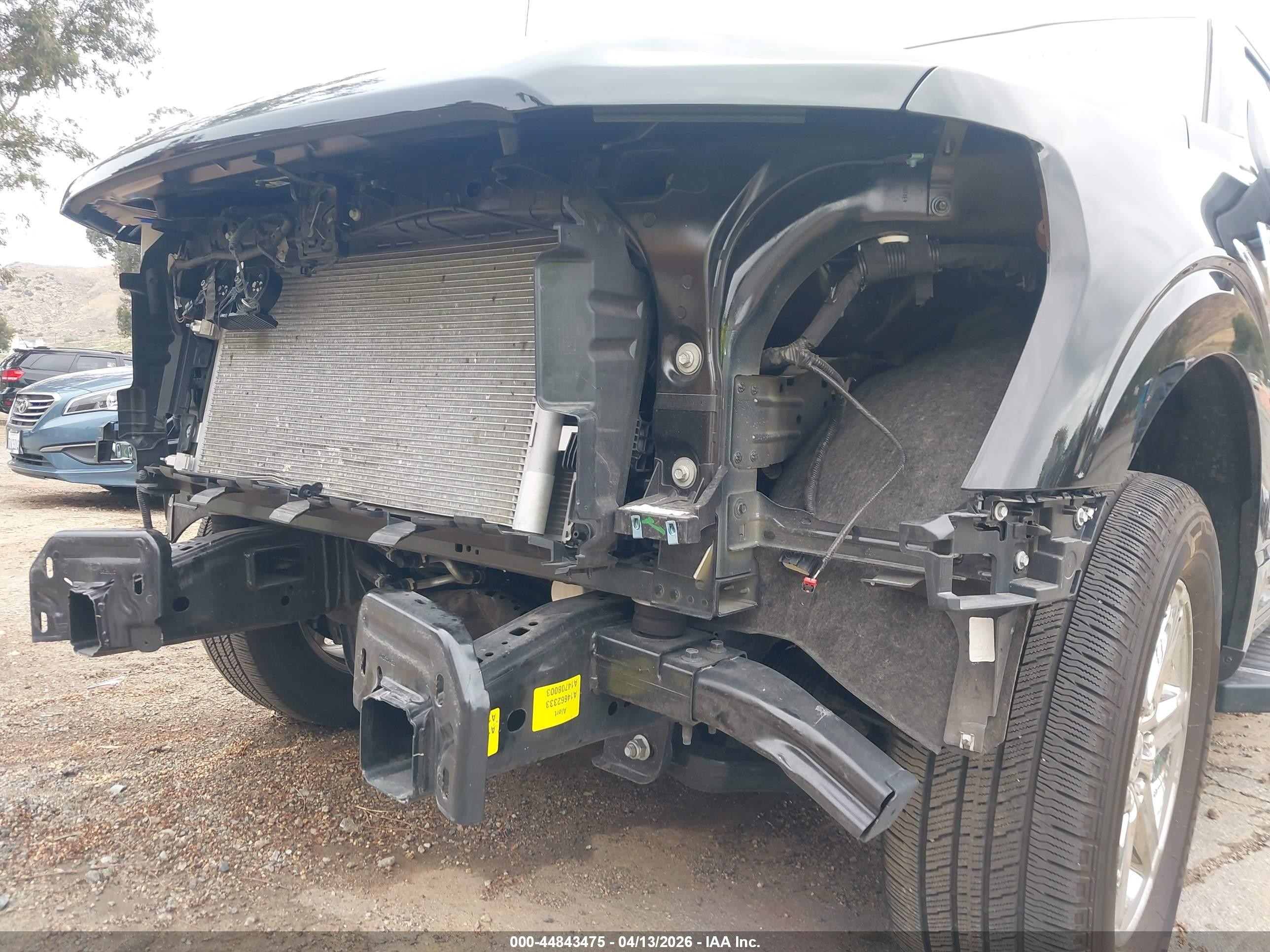 2025 Ford F-150 VIN 1FTEW3K57SKE28203 IAAI salvage auction — Front End, Salvage (California), sold $16,900 on 2026-07-10 (photo 6)