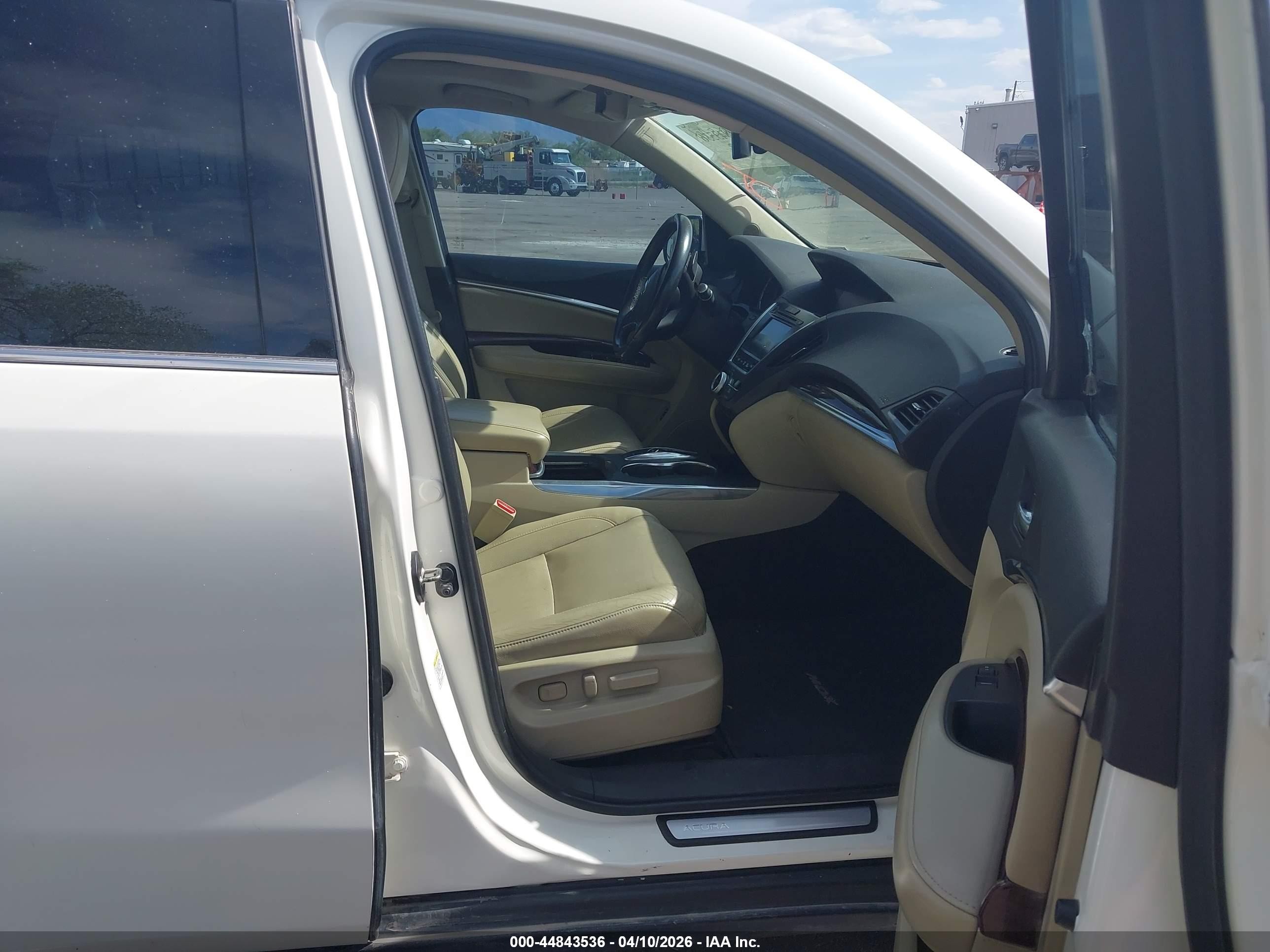 2016 Acura MDX VIN 5FRYD4H98GB058269 IAAI salvage auction — Rear End, Salvage (Utah), sold $4,000 on 2026-09-11 (photo 5)