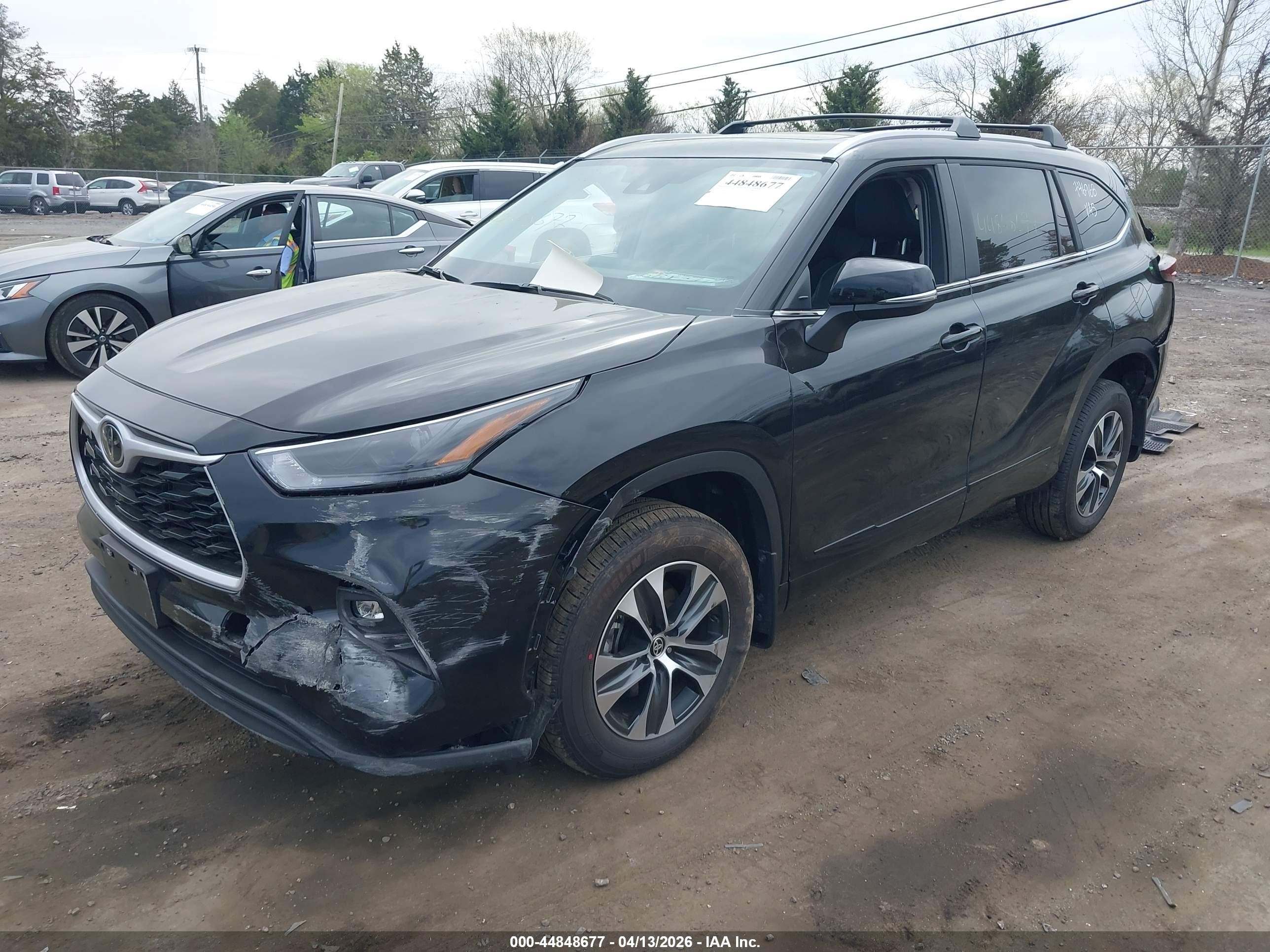 2026 Toyota Highlander VIN 5TDKDRBH2TS602209 IAAI salvage auction — Rear End, Salvage - Greater Than 75% (Maryland), sold $11,300 on 2026-07-10 (photo 2)
