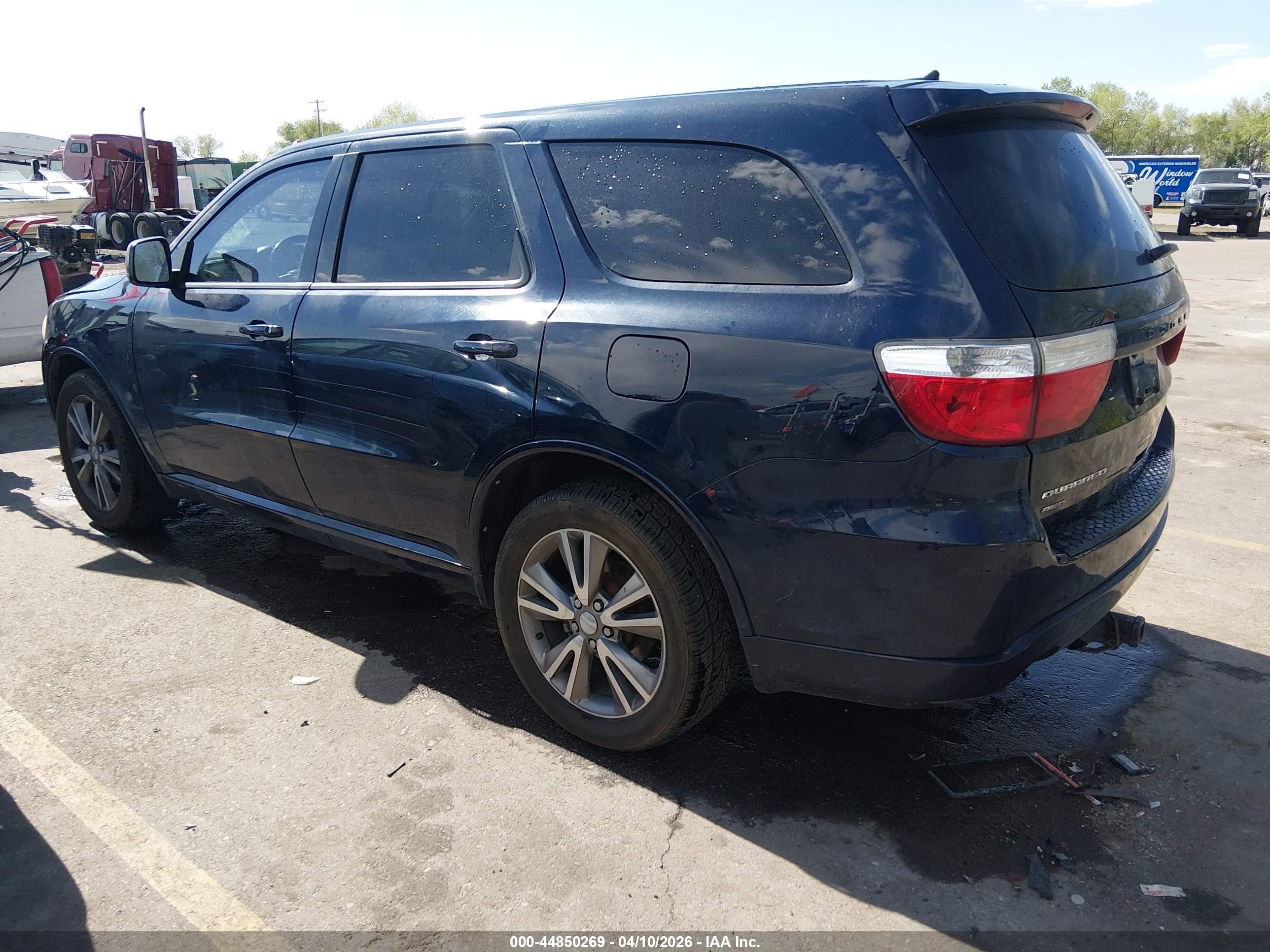 2013 Dodge Durango VIN 1C4RDJAG0DC629033 IAAI salvage auction — Front End, Salvage (Utah), sold $1,025 on 2026-07-09 (photo 3)