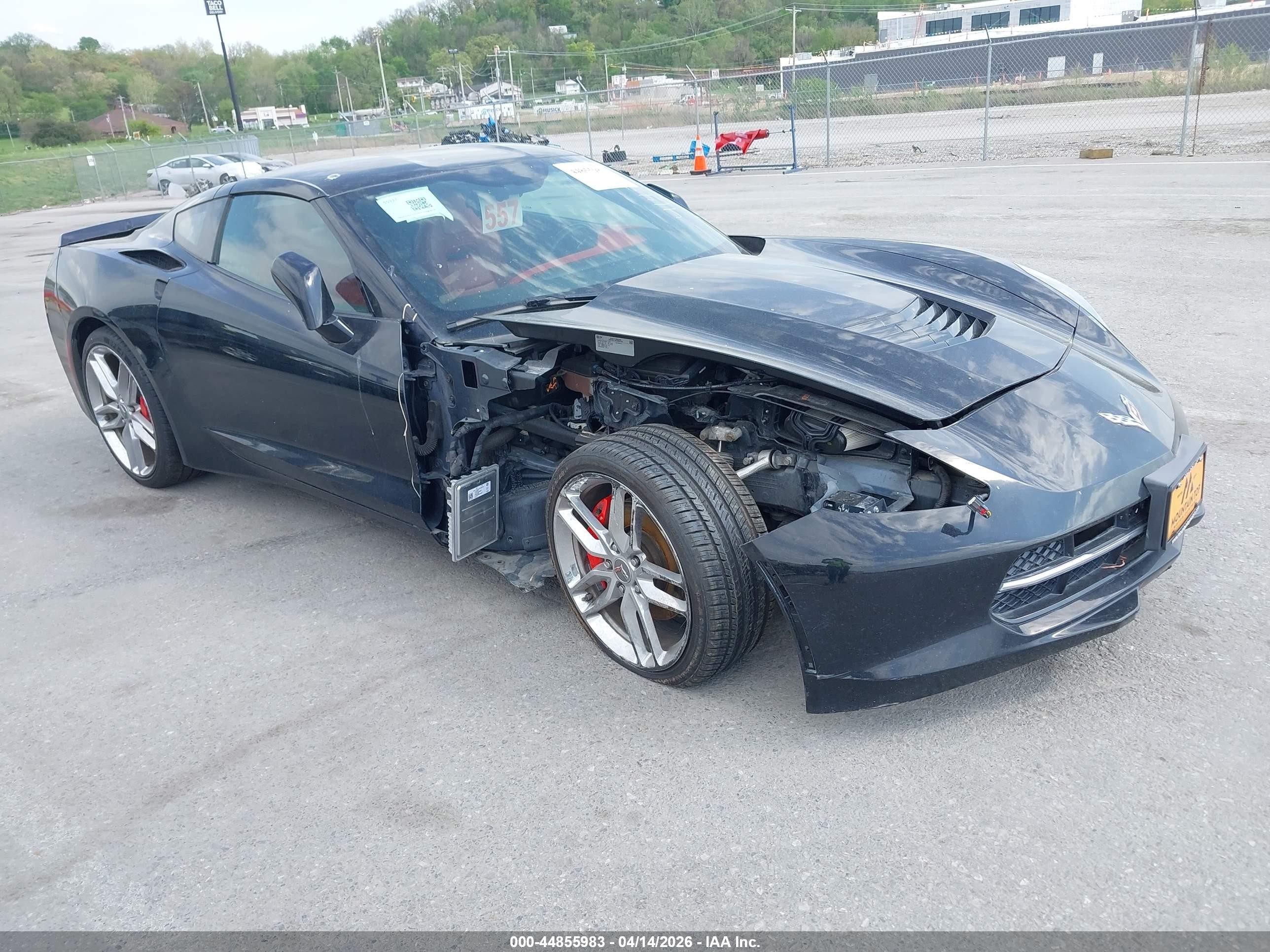 2015 Chevrolet Corvette Stingray VIN 1G1YB2D71F5113377 — IAAI salvage auction photo