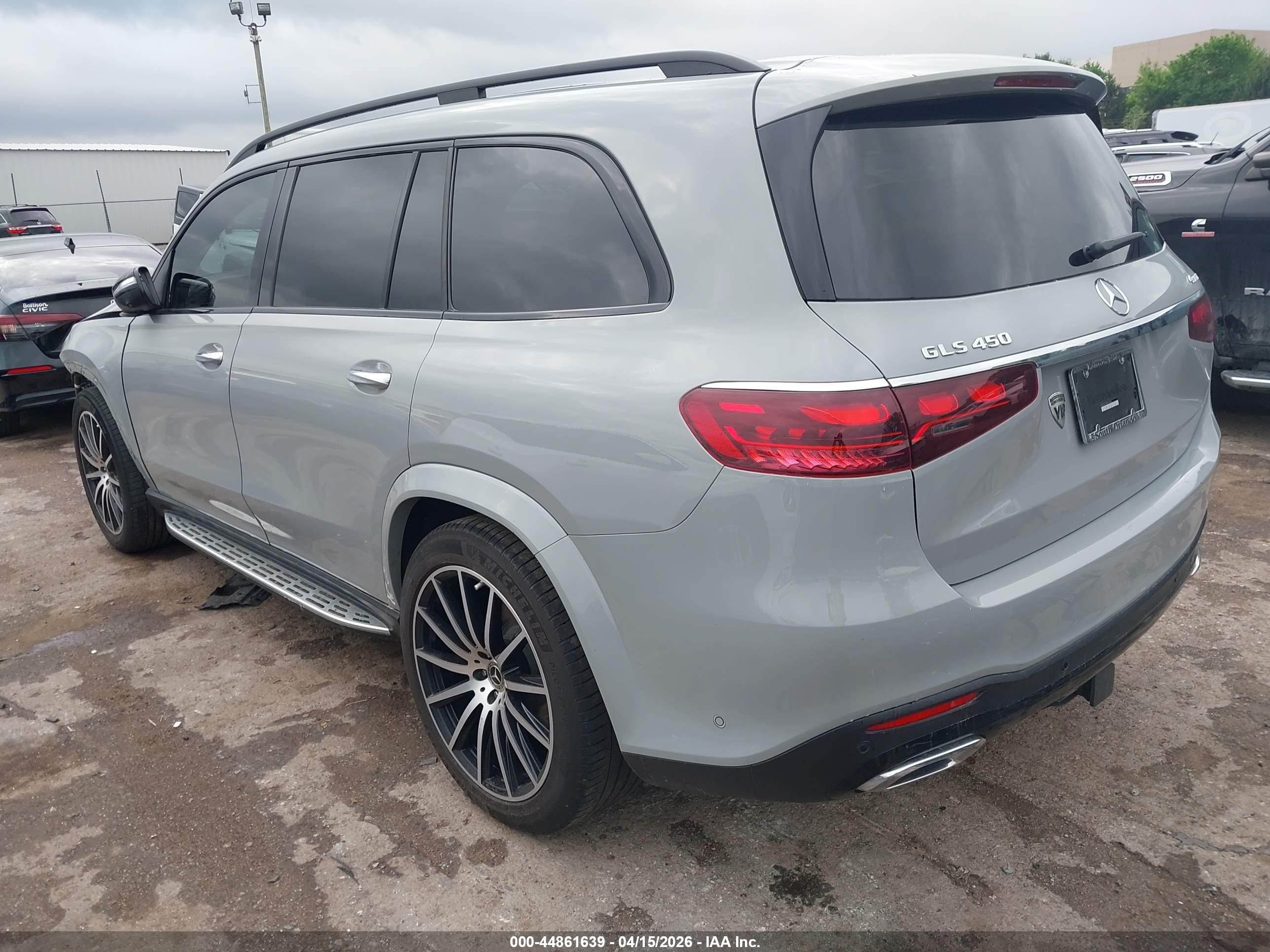 2024 Mercedes-benz Gls-klasse VIN 4JGFF5KE2RB140434 IAAI salvage auction — Front End, Salvage (Florida), sold $34,800 on 2026-08-12 (photo 3)