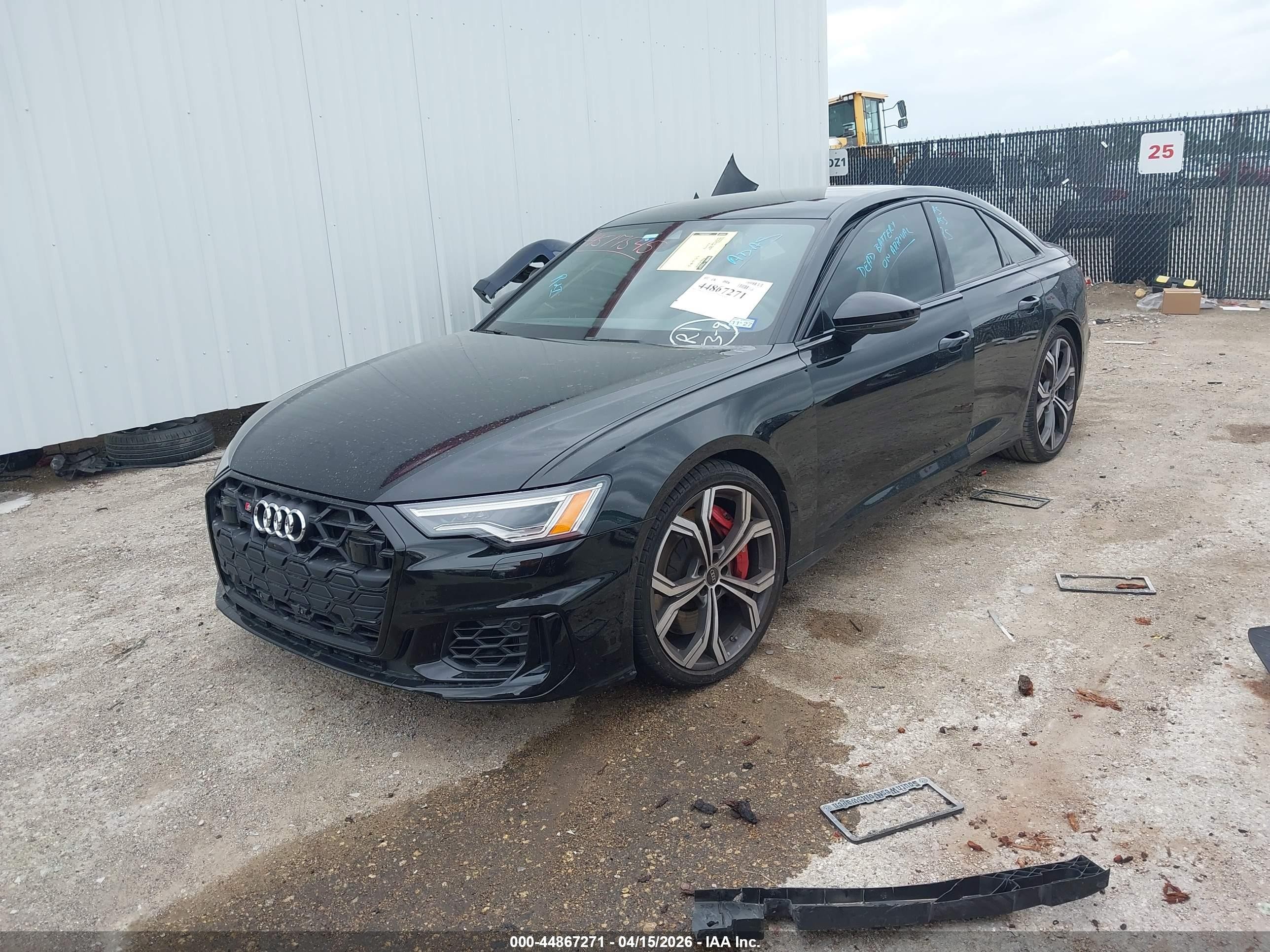 2025 Audi S6 VIN WAUEFBF26SN046315 IAAI salvage auction — Side, Original (Texas), sold $31,500 on 2026-05-26 (photo 2)