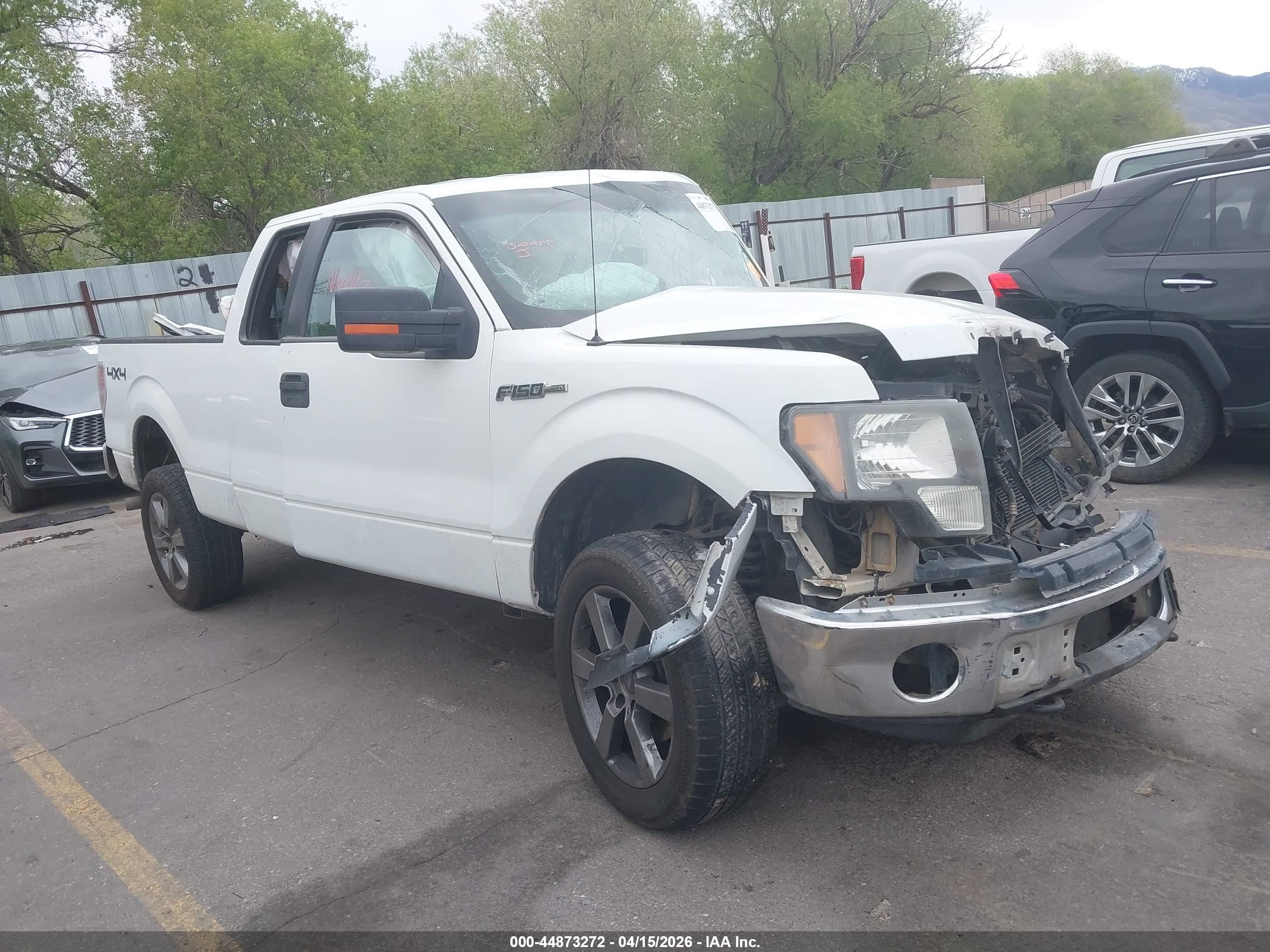 2012 Ford F-150 VIN 1FTFX1EF5CKE39390 IAAI salvage auction — Front & Rear, Salvage (Utah), sold $400 on 2026-07-09 (photo 1)