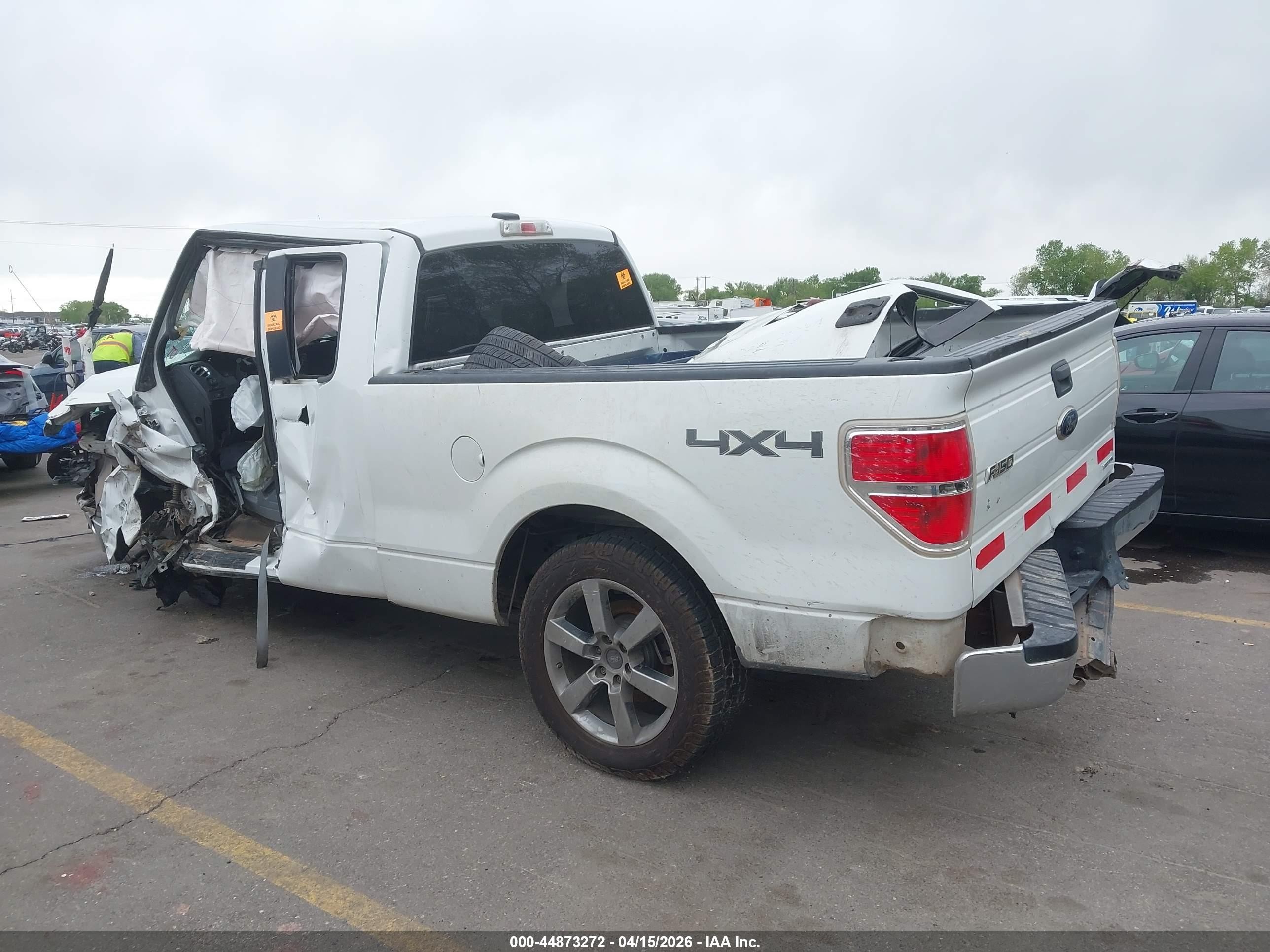 2012 Ford F-150 VIN 1FTFX1EF5CKE39390 IAAI salvage auction — Front & Rear, Salvage (Utah), sold $400 on 2026-07-09 (photo 3)
