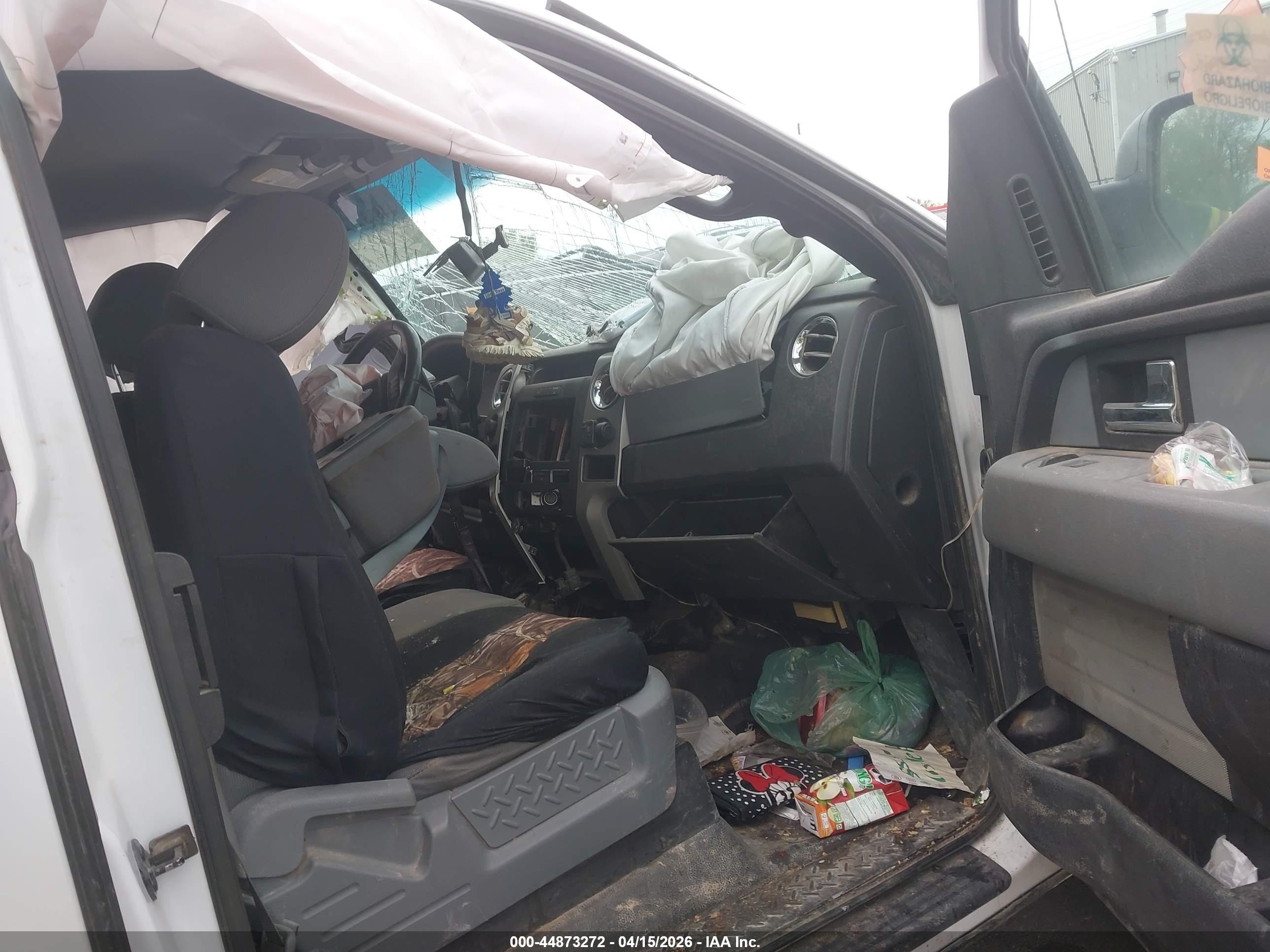 2012 Ford F-150 VIN 1FTFX1EF5CKE39390 IAAI salvage auction — Front & Rear, Salvage (Utah), sold $400 on 2026-07-09 (photo 5)
