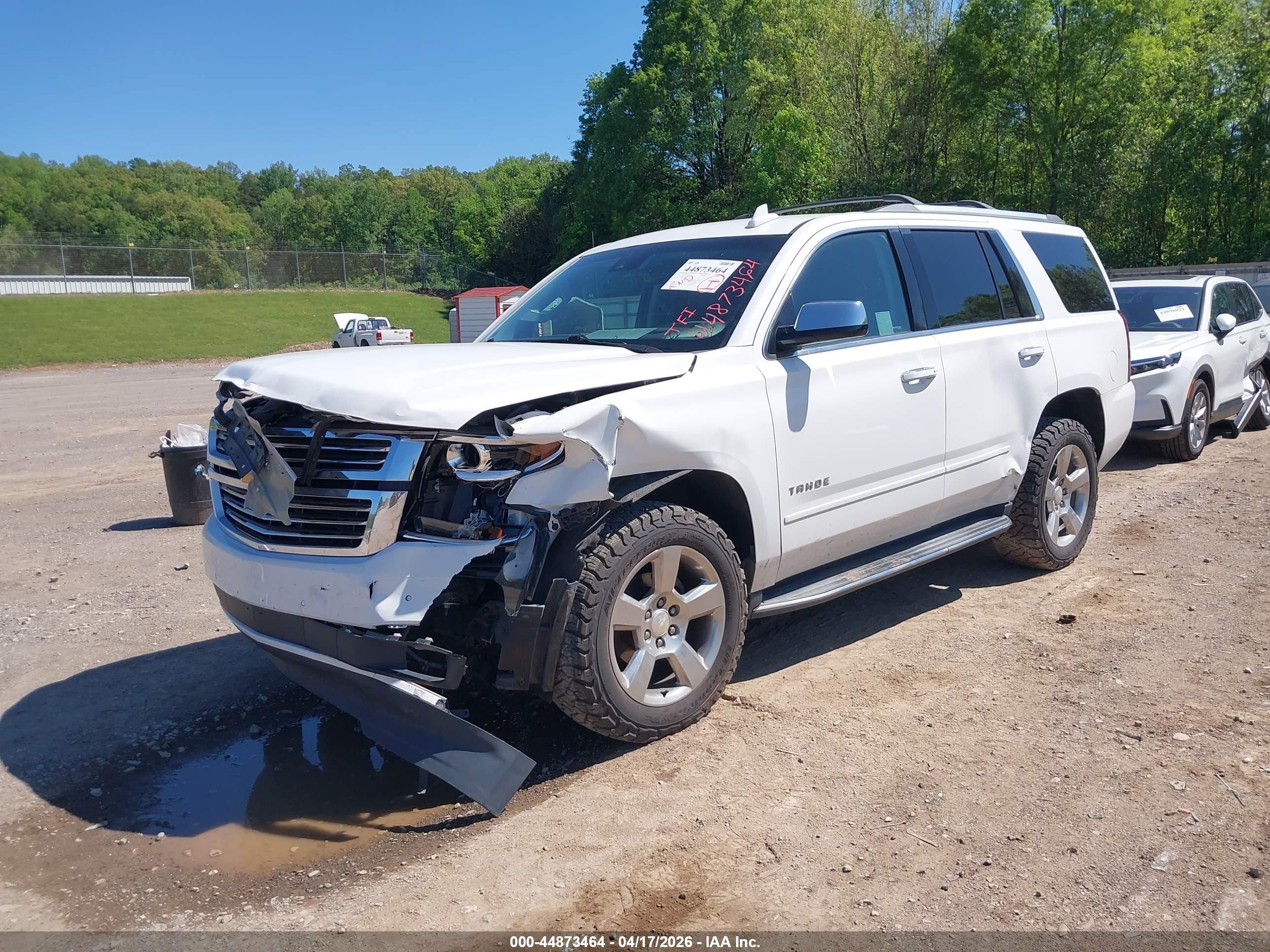2018 Chevrolet Tahoe VIN 1GNSKCKC2JR165340 IAAI salvage auction — Front End, Salvage (Tennessee), sold $6,600 on 2026-07-11 (photo 2)