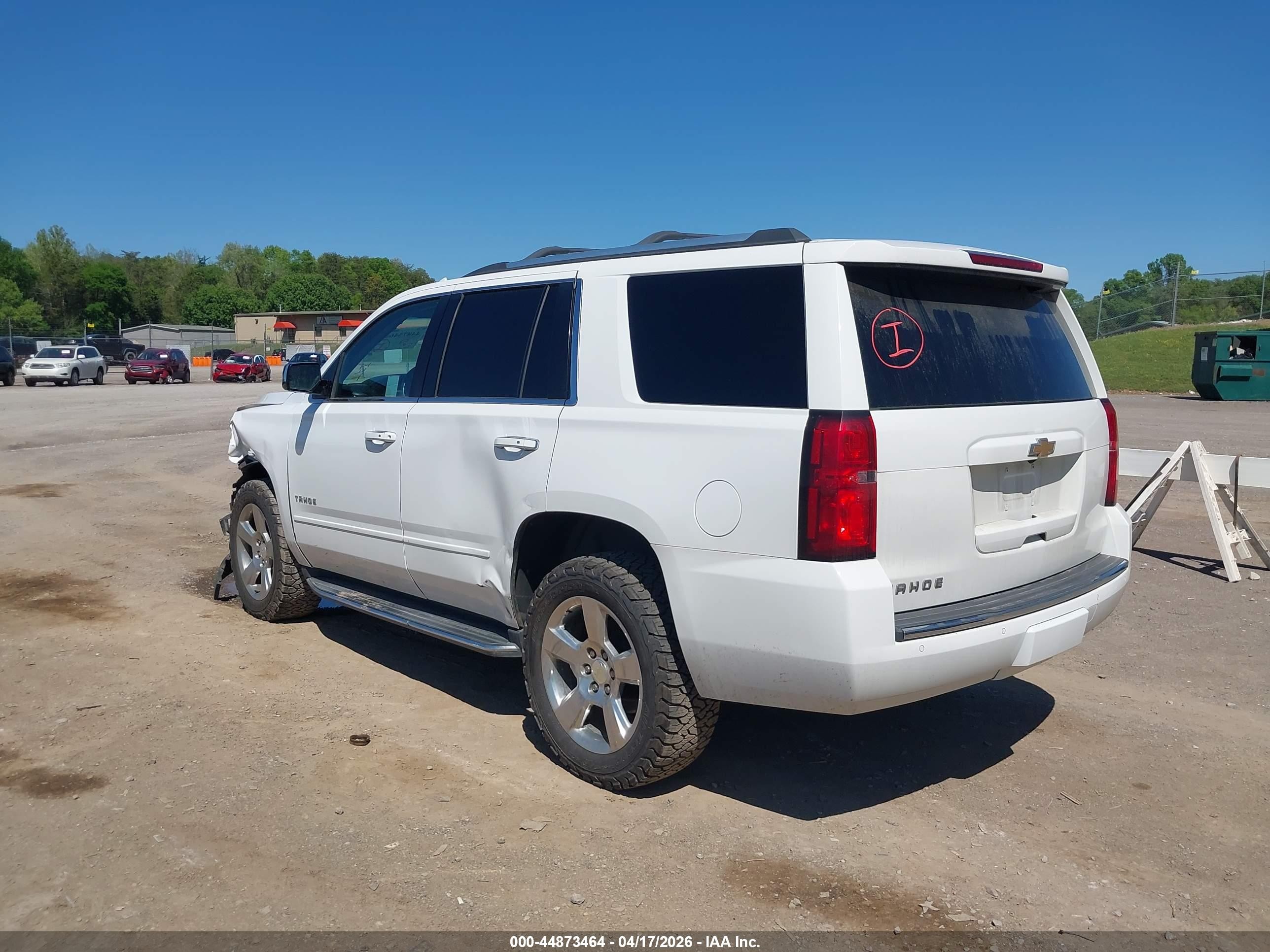 2018 Chevrolet Tahoe VIN 1GNSKCKC2JR165340 IAAI salvage auction — Front End, Salvage (Tennessee), sold $6,600 on 2026-07-11 (photo 3)