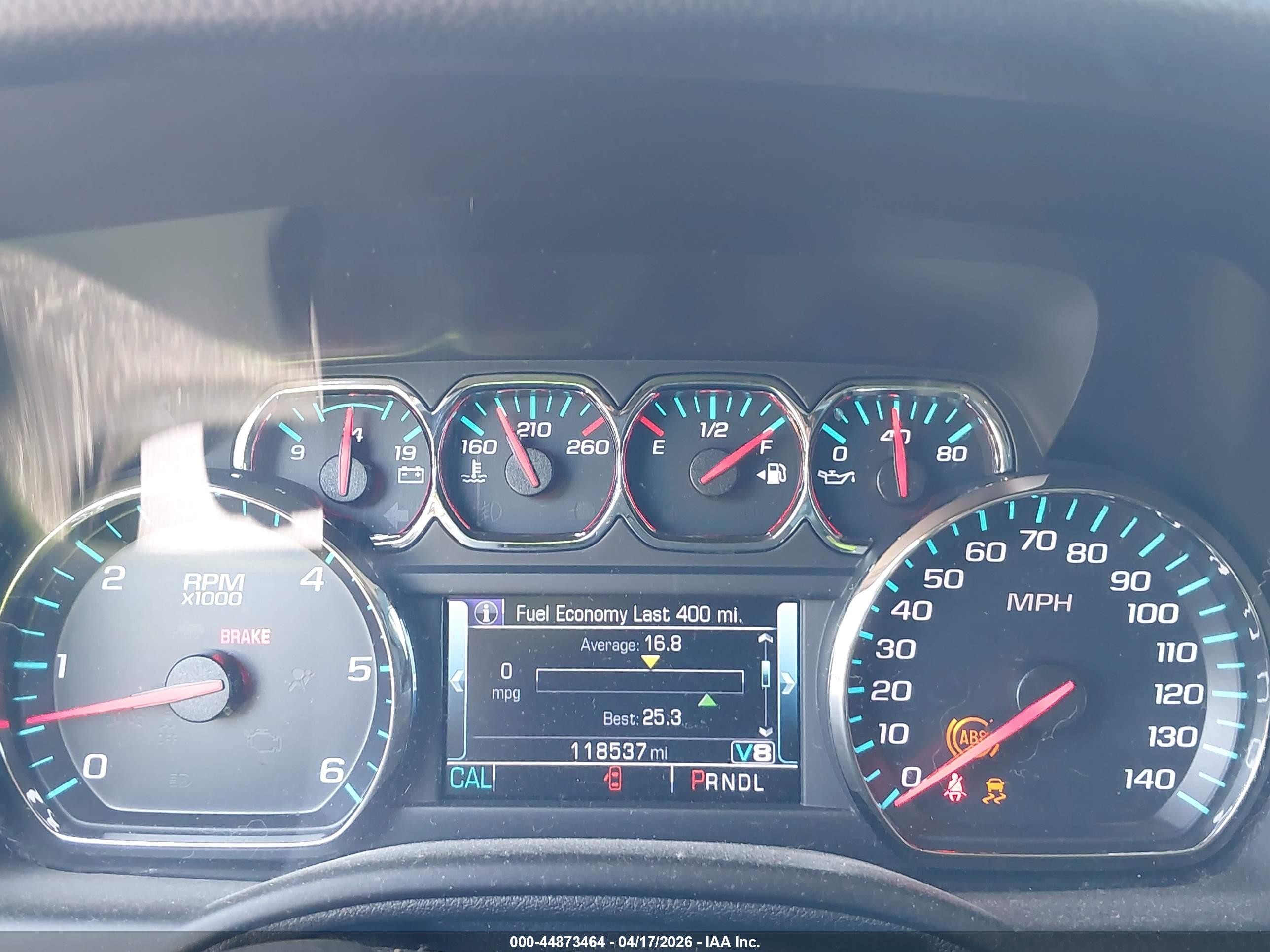 2018 Chevrolet Tahoe VIN 1GNSKCKC2JR165340 IAAI salvage auction — Front End, Salvage (Tennessee), sold $6,600 on 2026-07-11 (photo 7)
