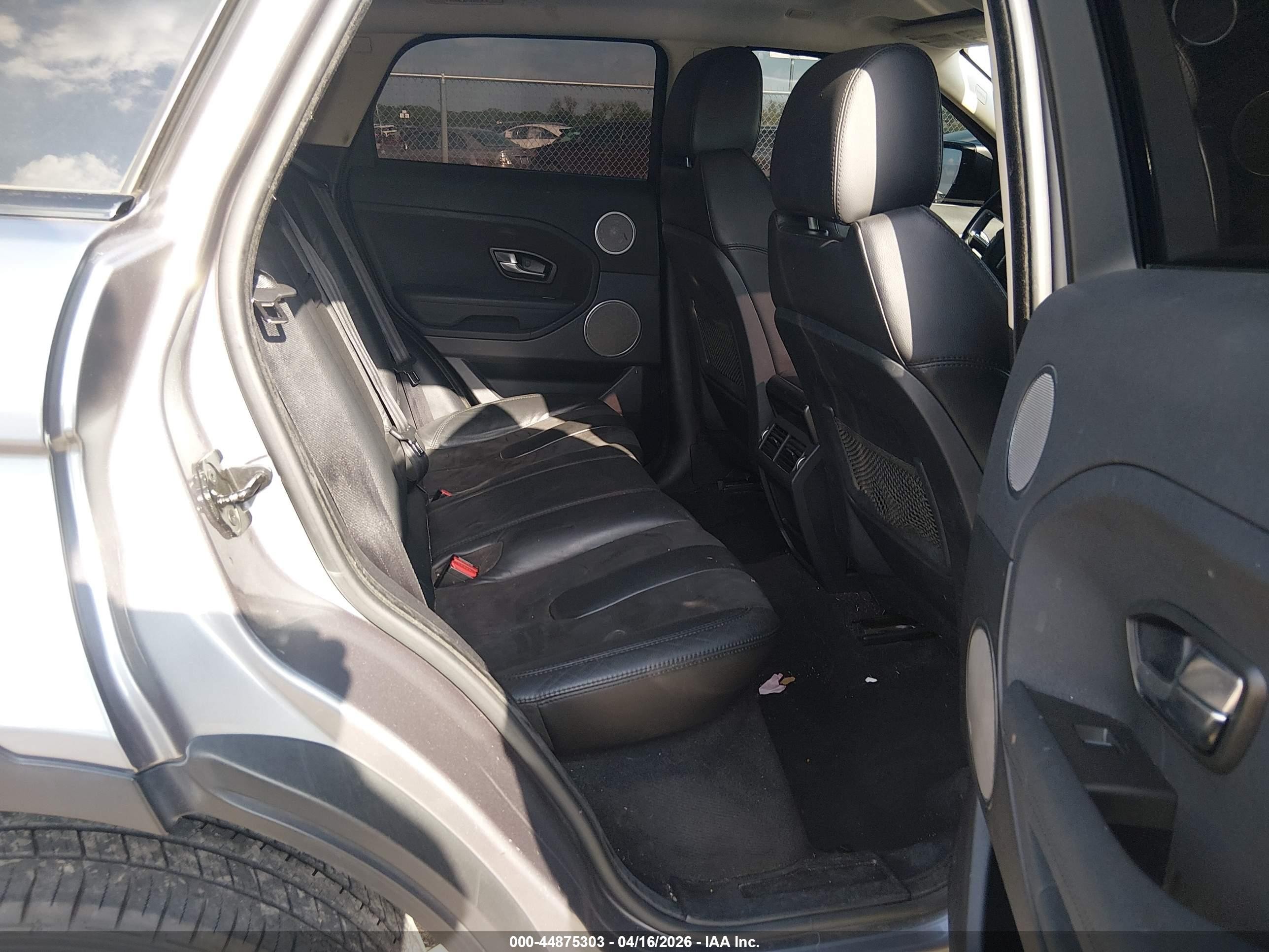 2013 Land Rover Range Rover Evoque VIN SALVN2BG3DH799852 IAAI salvage auction — Side, Original (Texas), sold $1,675 on 2026-06-30 (photo 8)