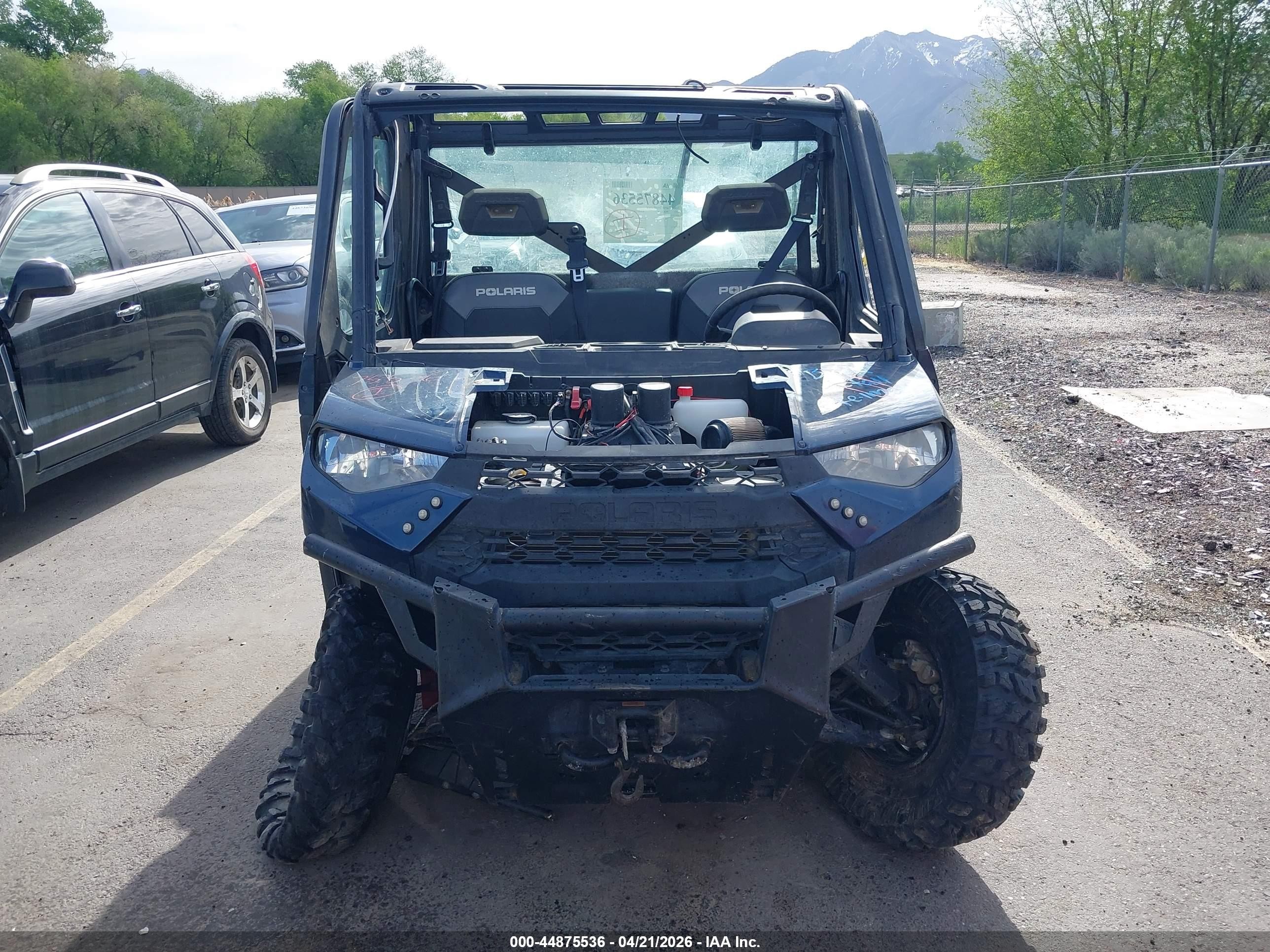 2019 Polaris Ranger VIN 4XARRU99XK8899936 IAAI salvage auction — Front & Rear, Salvage (Idaho), sold $2,800 on 2026-07-09 (photo 5)