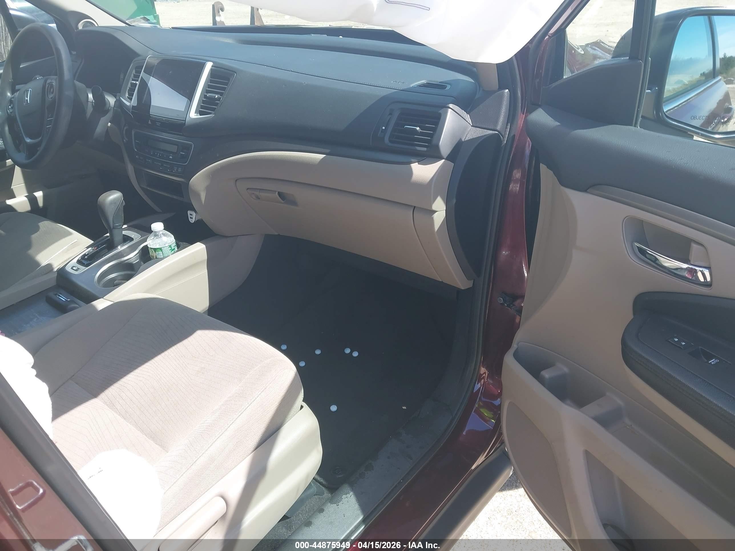 2017 Honda Pilot VIN 5FNYF6H38HB067980 IAAI salvage auction — Rear End, Salvage (Arizona), sold $3,700 on 2026-07-07 (photo 5)