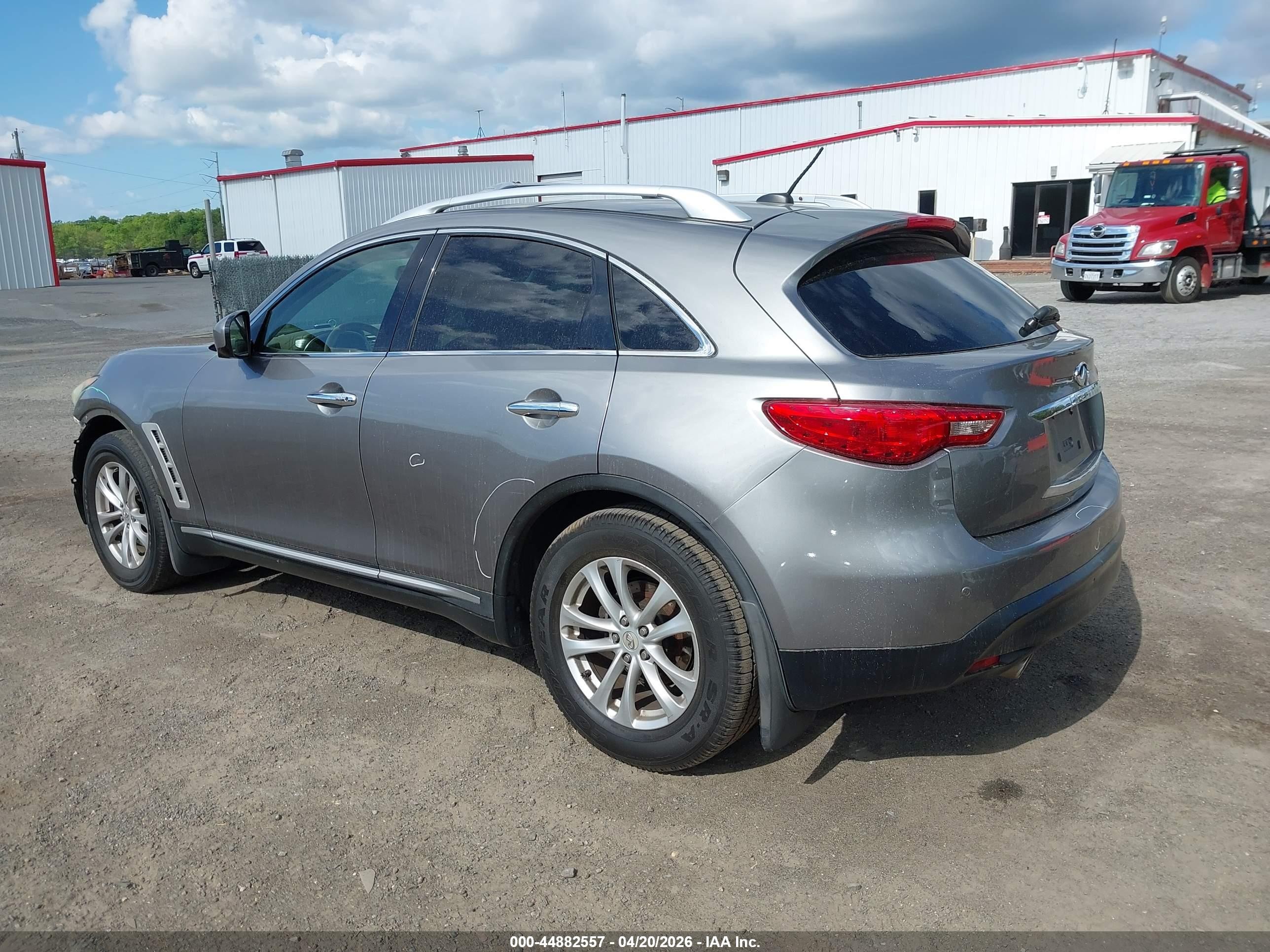 2009 Infiniti FX35 VIN JNRAS18W29M153658 IAAI salvage auction — Front End, Salvage - Greater Than 75% (Maryland), sold $850 on 2026-09-11 (photo 3)