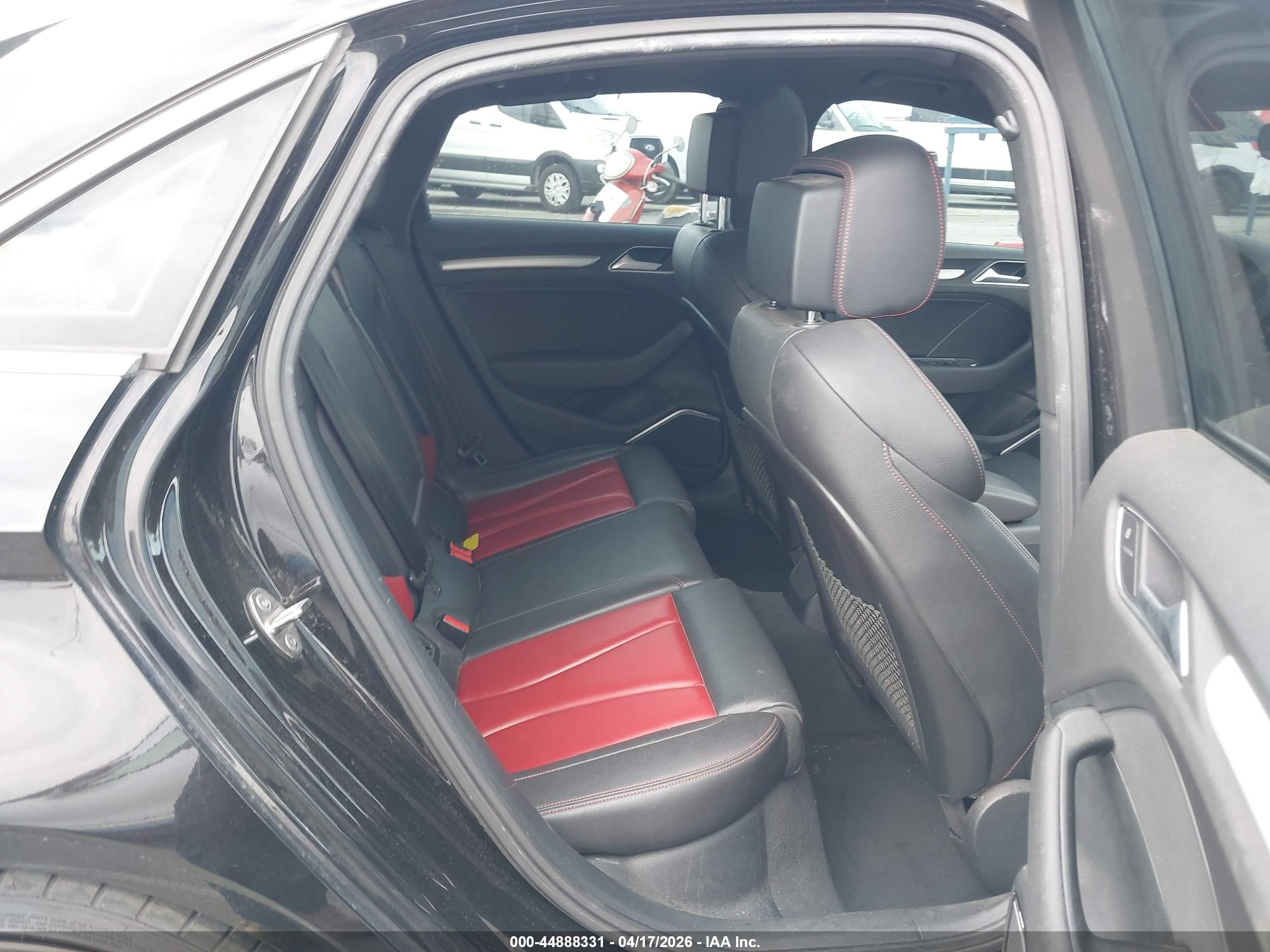 2015 Audi S3 VIN WAUBFGFF1F1074314 IAAI salvage auction — Front & Rear, Salvage (California), sold $3,550 on 2026-09-26 (photo 8)