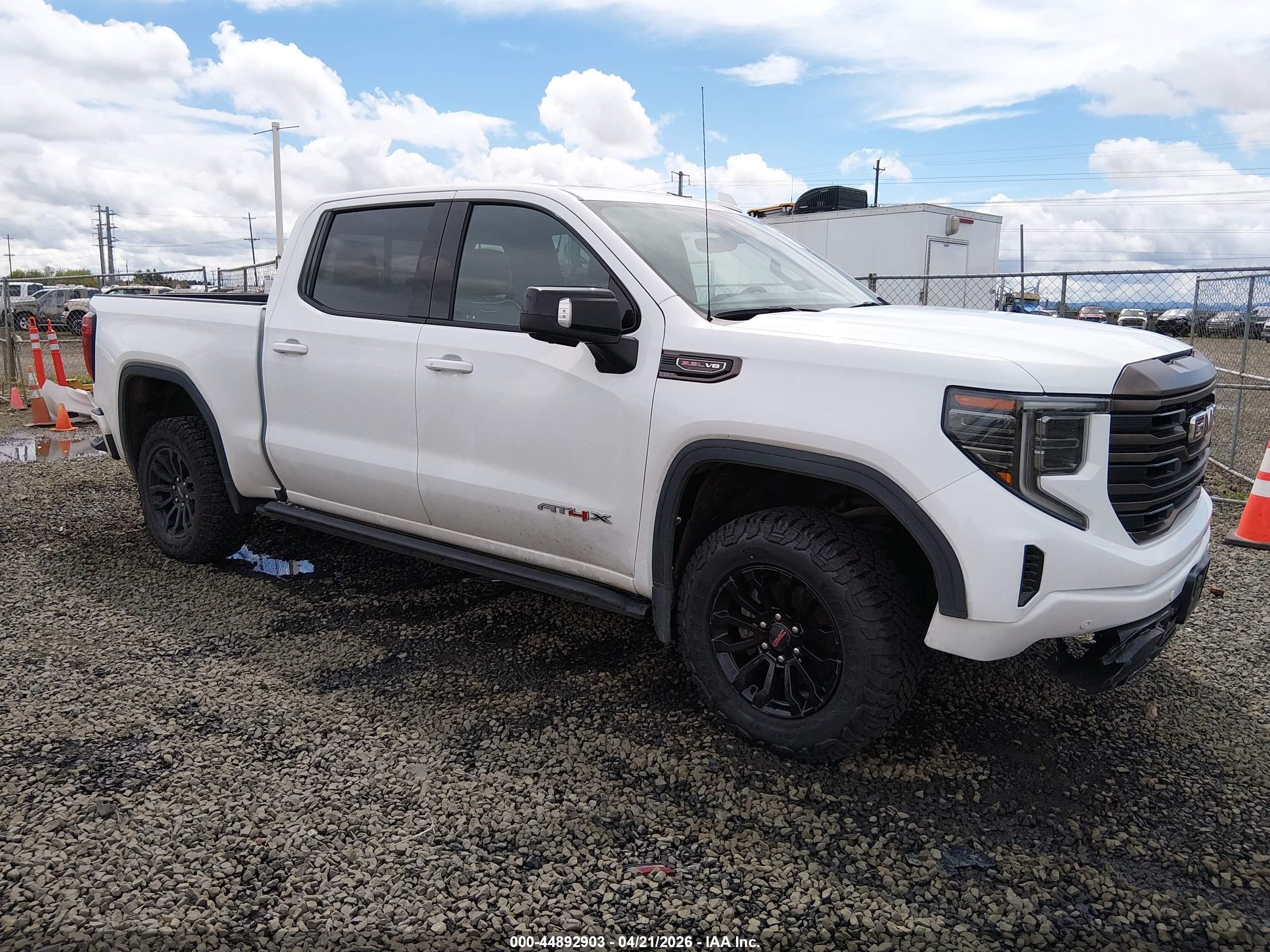 2022 GMC Sierra 1500 VIN 3GTUUFEL4NG610739 — IAAI salvage auction photo
