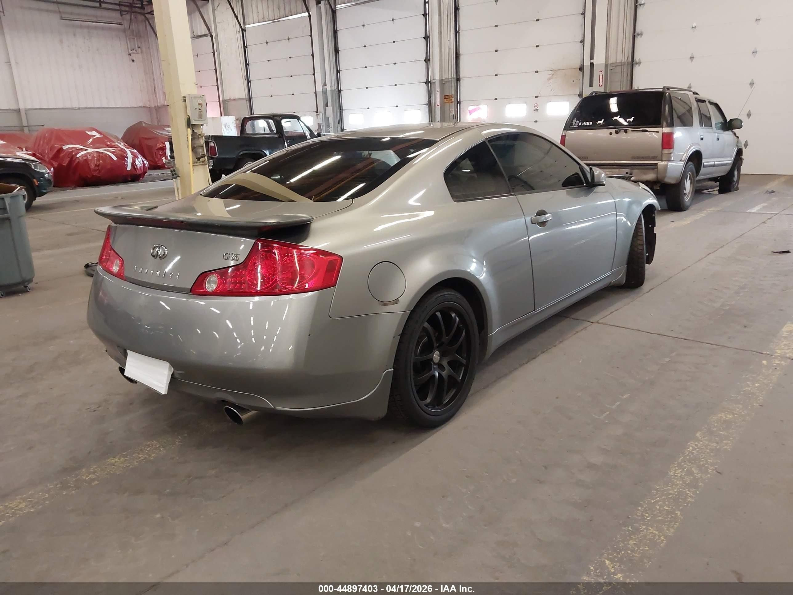 2004 Infiniti G35 VIN JNKCV54E94M305253 IAAI salvage auction — Front End, Salvage (Oregon), sold $275 on 2026-07-09 (photo 4)