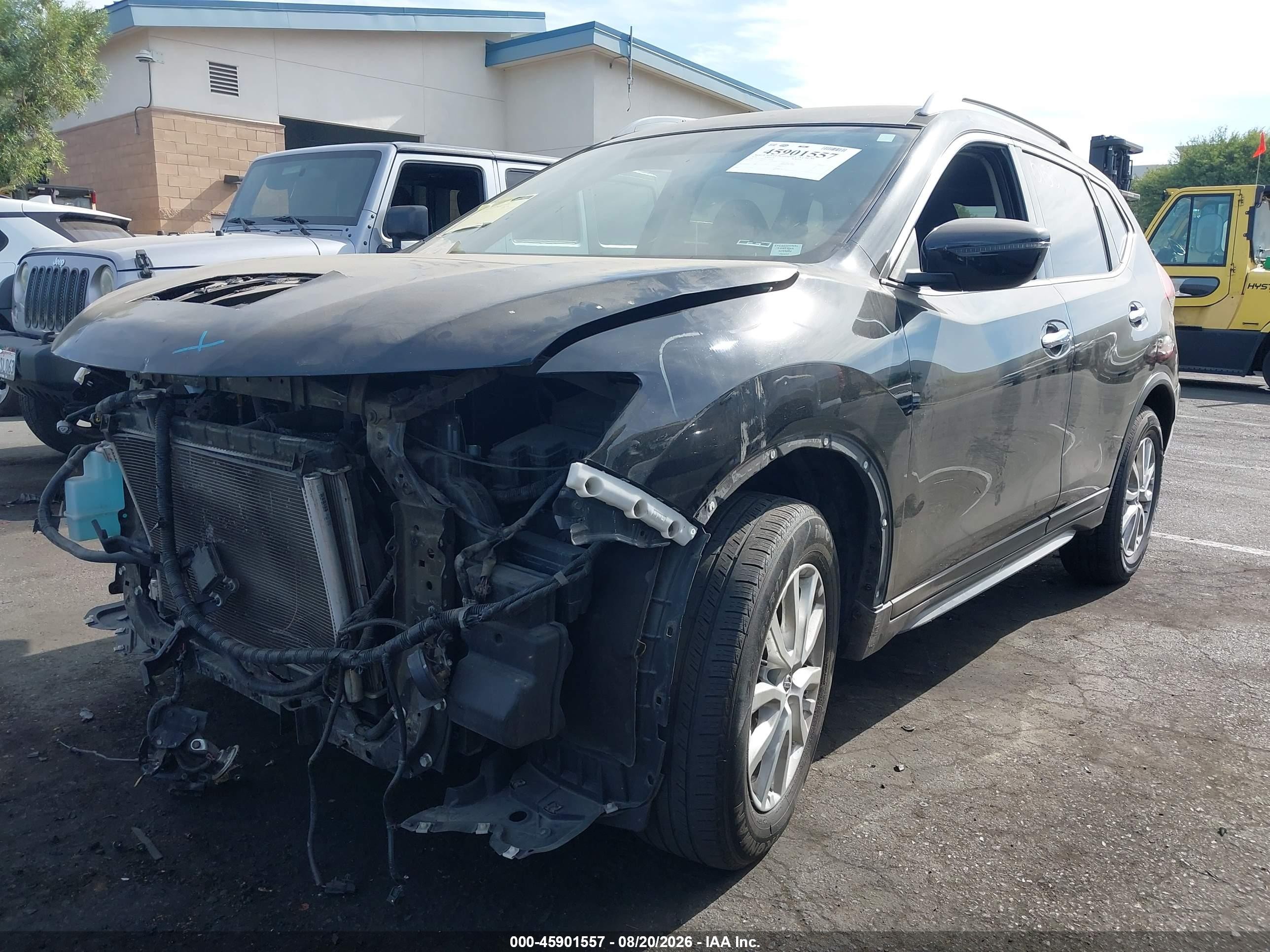2018 Nissan Rogue VIN 5N1AT2MT9JC714376 IAAI salvage auction — Front End, Salvage Certificate (California), sold $2,100 on 2026-09-13 (photo 2)