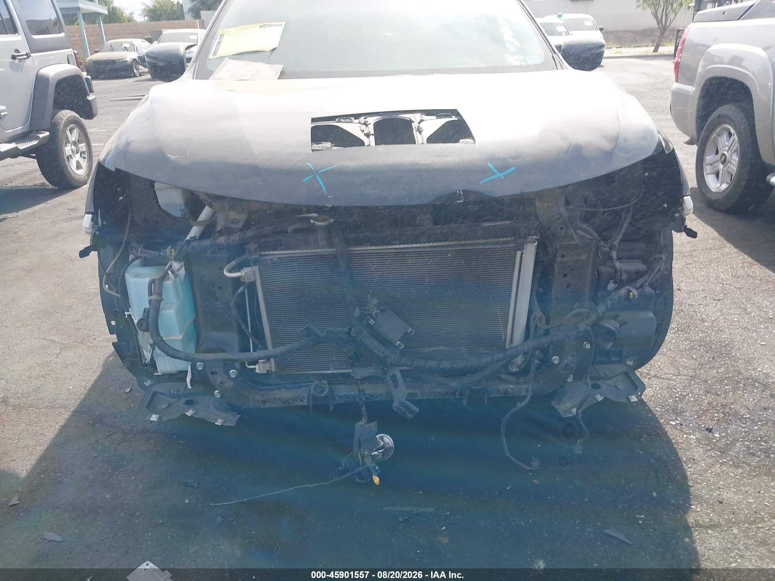 2018 Nissan Rogue VIN 5N1AT2MT9JC714376 IAAI salvage auction — Front End, Salvage Certificate (California), sold $2,100 on 2026-09-13 (photo 6)