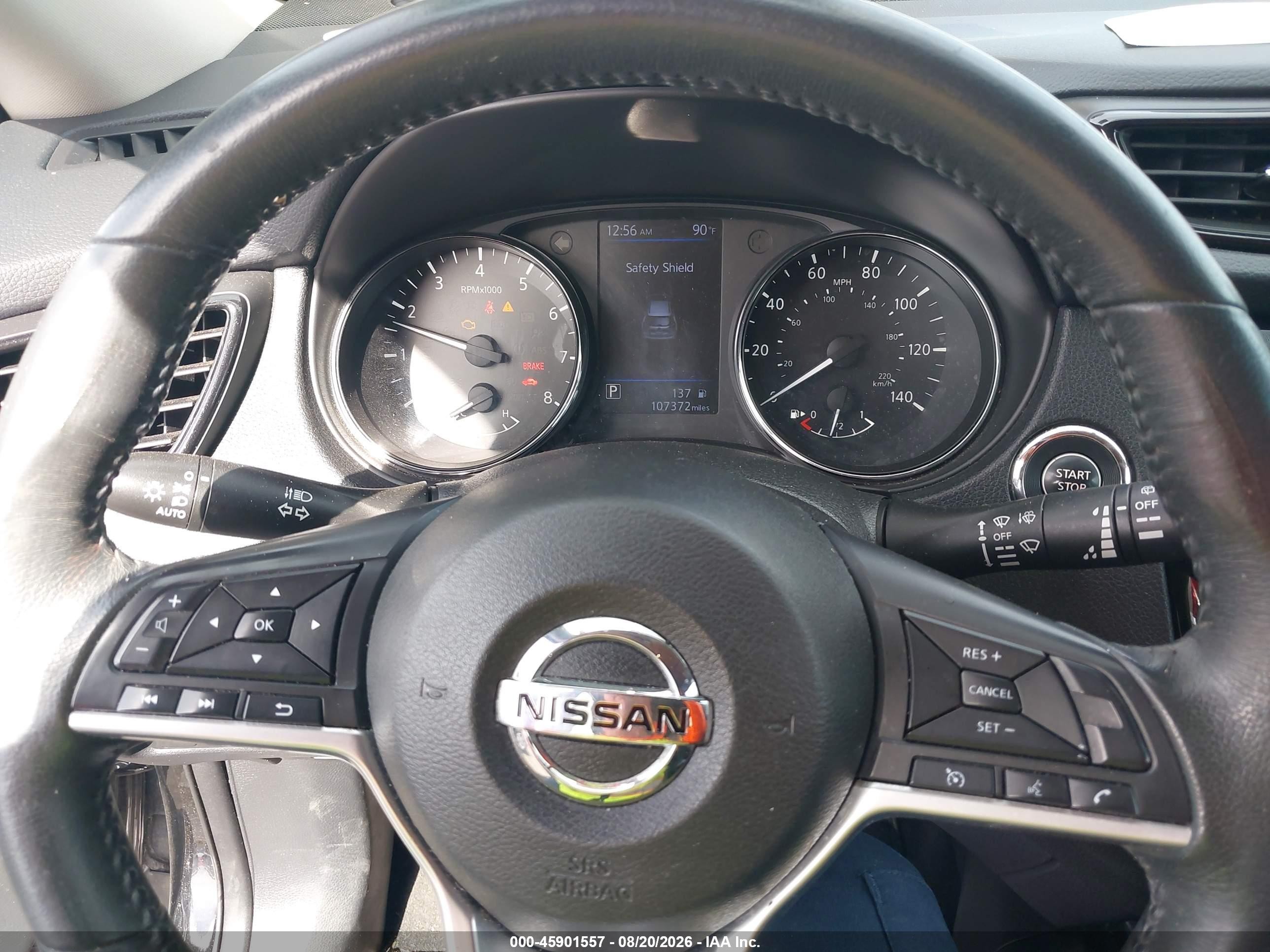 2018 Nissan Rogue VIN 5N1AT2MT9JC714376 IAAI salvage auction — Front End, Salvage Certificate (California), sold $2,100 on 2026-09-13 (photo 7)