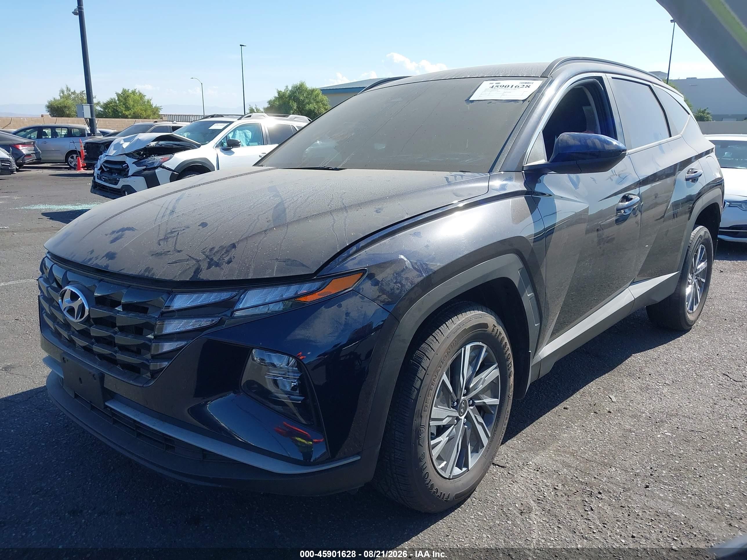 2024 Hyundai Tucson Hybrid VIN KM8JBCD10RU219710 IAAI salvage auction — Unknown, Salvage Certificate (California), sold $8,700 on 2026-09-13 (photo 2)