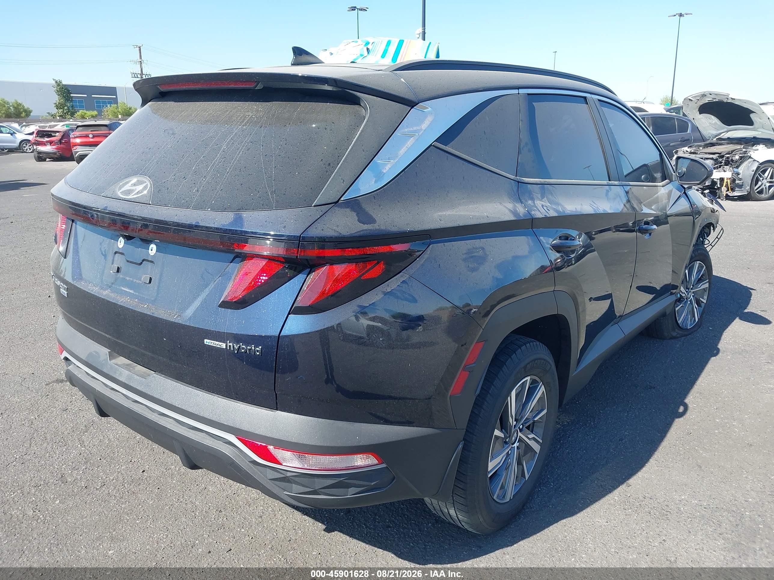 2024 Hyundai Tucson Hybrid VIN KM8JBCD10RU219710 IAAI salvage auction — Unknown, Salvage Certificate (California), sold $8,700 on 2026-09-13 (photo 4)