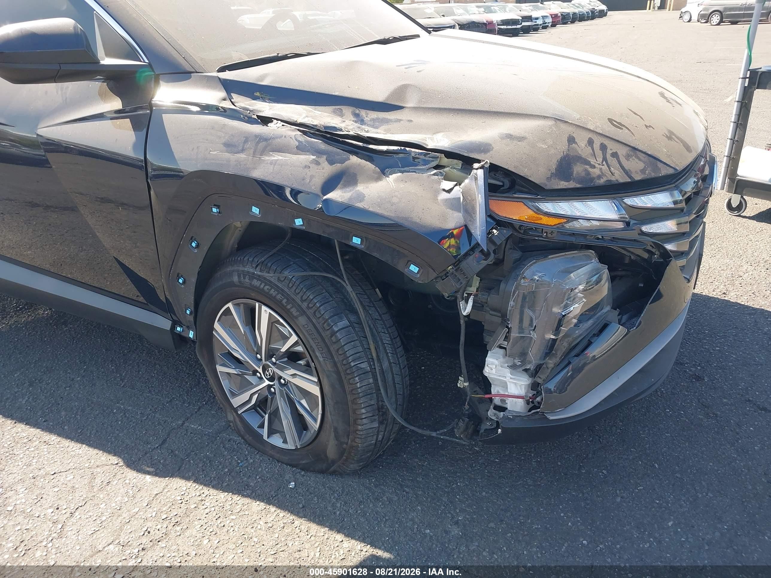 2024 Hyundai Tucson Hybrid VIN KM8JBCD10RU219710 IAAI salvage auction — Unknown, Salvage Certificate (California), sold $8,700 on 2026-09-13 (photo 6)