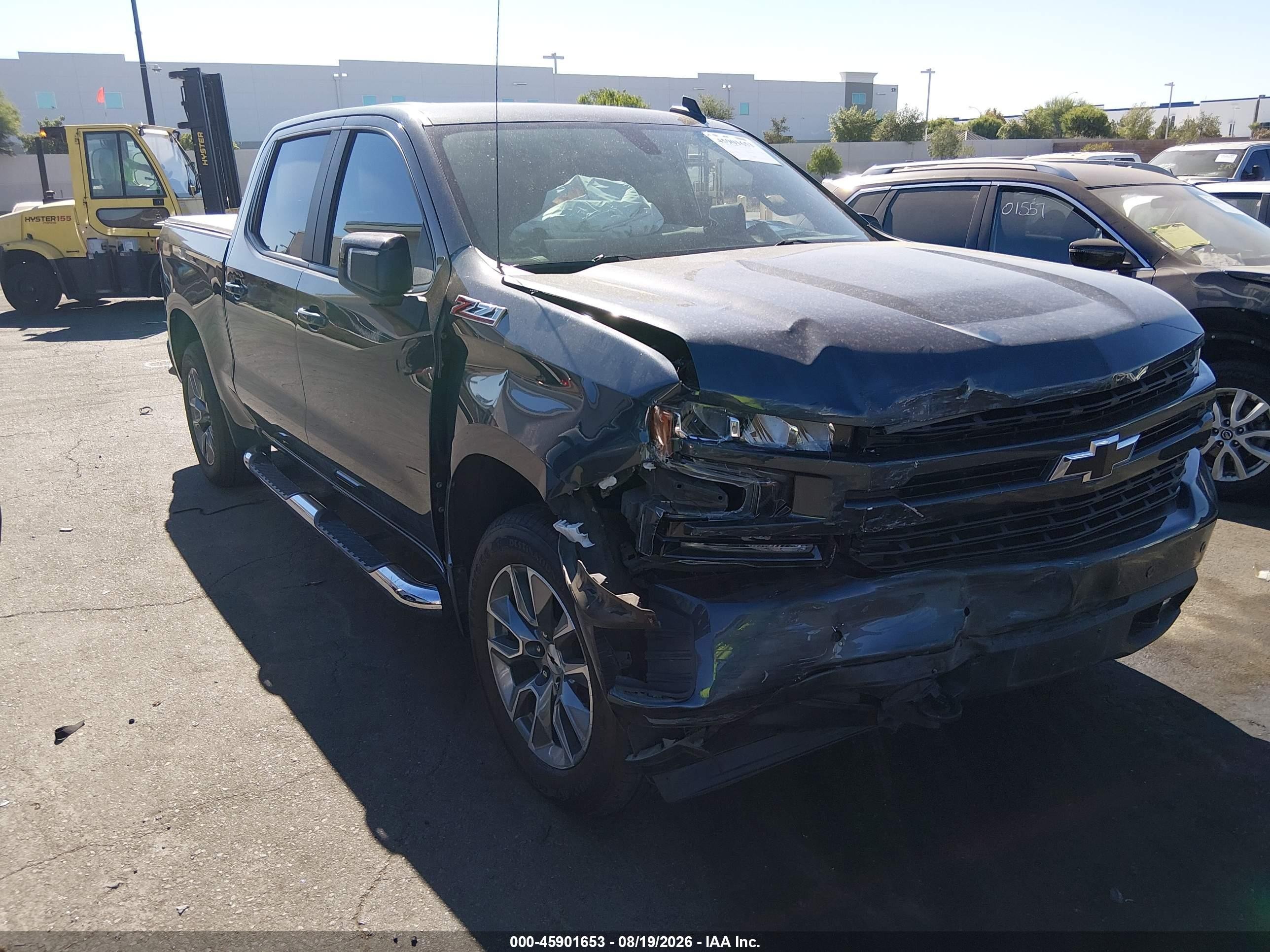 2022 Chevrolet Silverado 1500 VIN 1GCUYEED6NZ104997 — IAAI salvage auction photo
