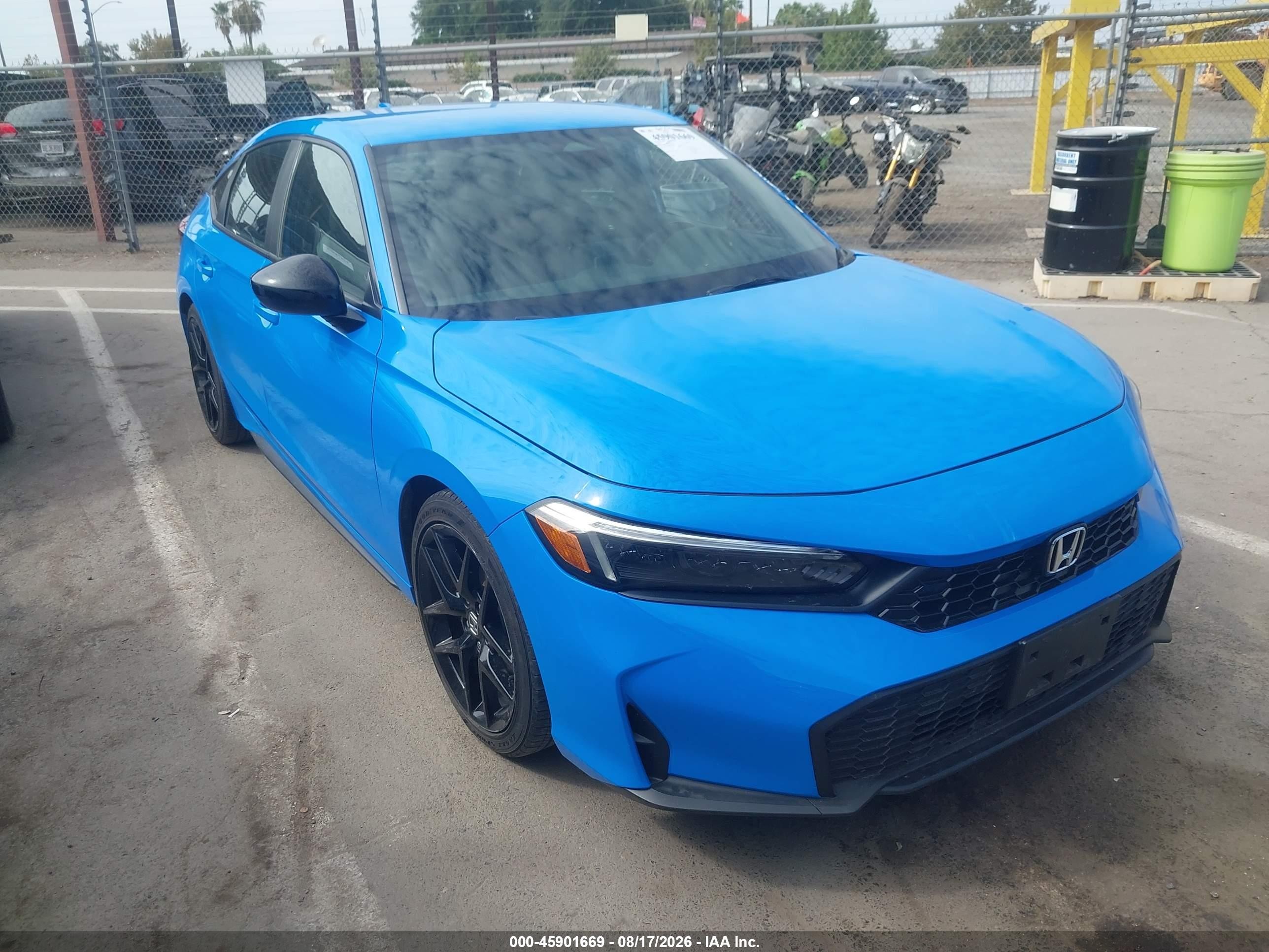2025 Honda Civic VIN 19XFL2H8XSE034559 — IAAI salvage auction photo