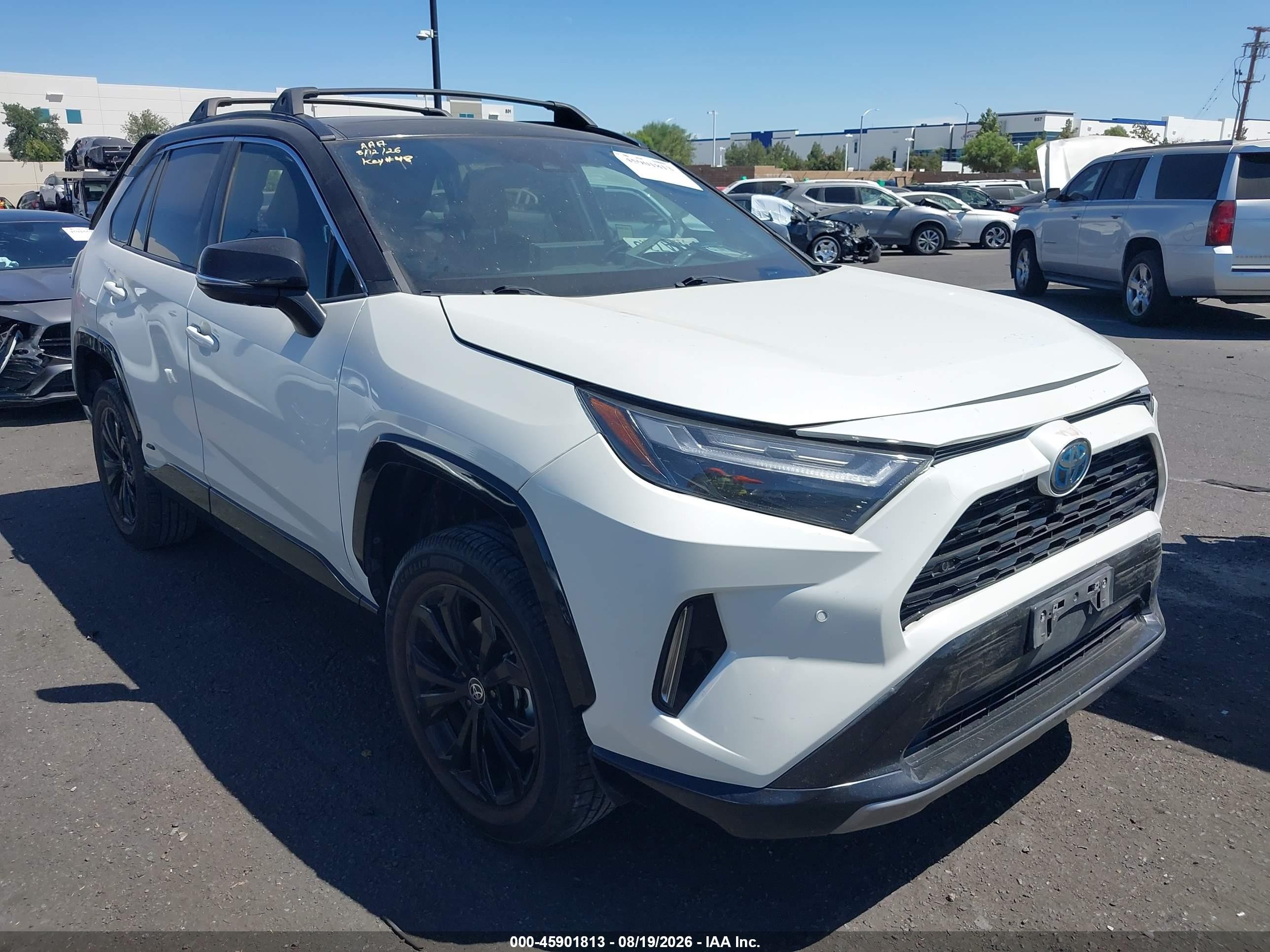 2022 Toyota RAV4 Hybrid VIN 4T3E6RFV4NU072849 — IAAI salvage auction photo