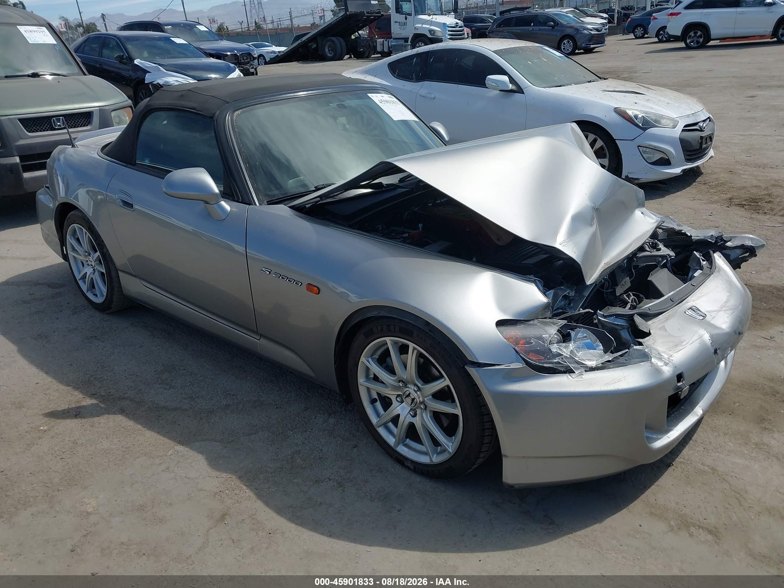 2005 Honda S2000 VIN JHMAP214X5S002846 — IAAI salvage auction photo