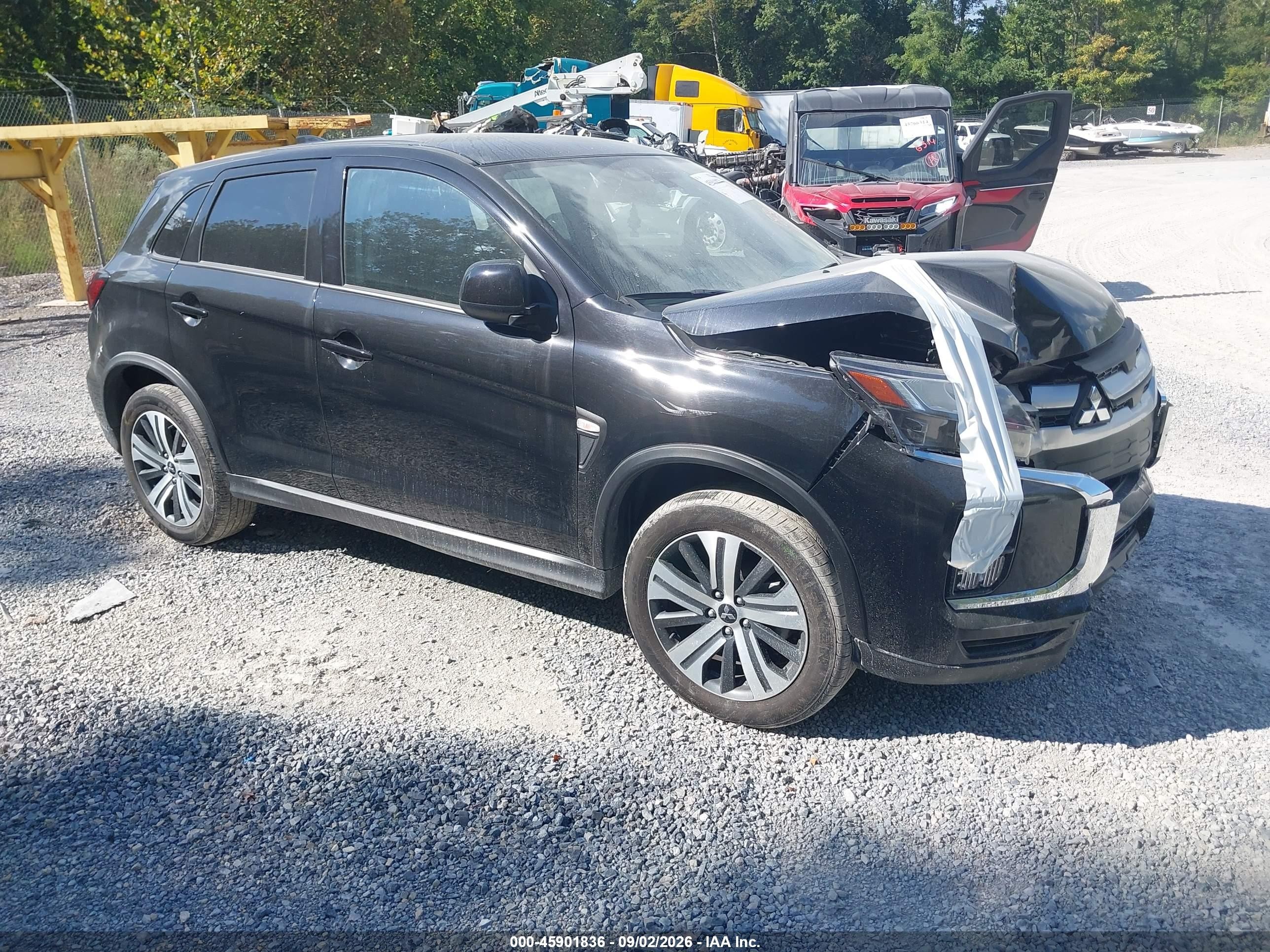 2025 Mitsubishi Outlander Sport VIN JA4ARUAU2SU000283 IAAI salvage auction — Front End, Wait Title, sold $4,750 on 2026-09-20 (photo 1)