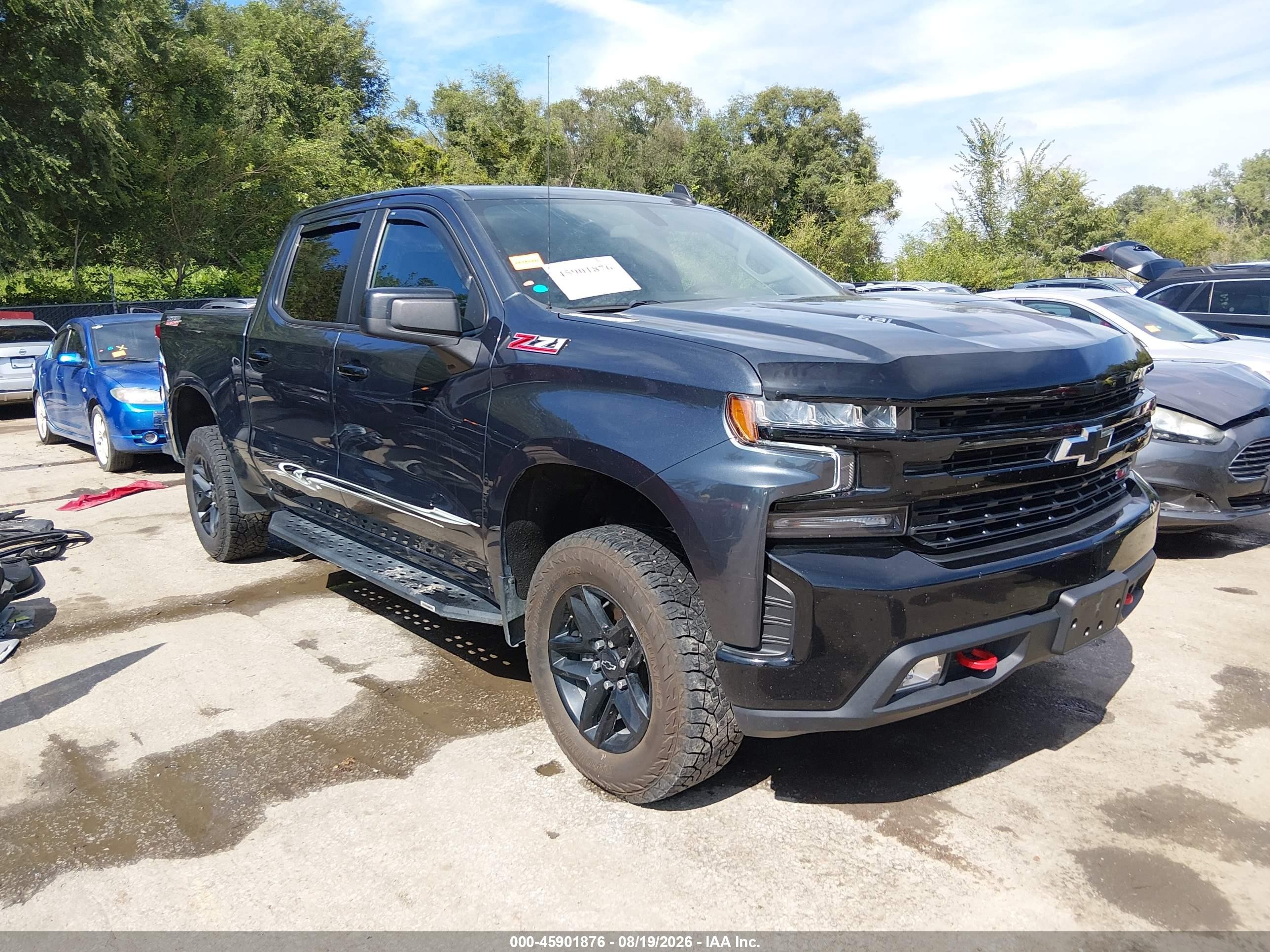 2021 Chevrolet Silverado 1500 VIN 1GCPYFEL0MZ449600 — IAAI salvage auction photo