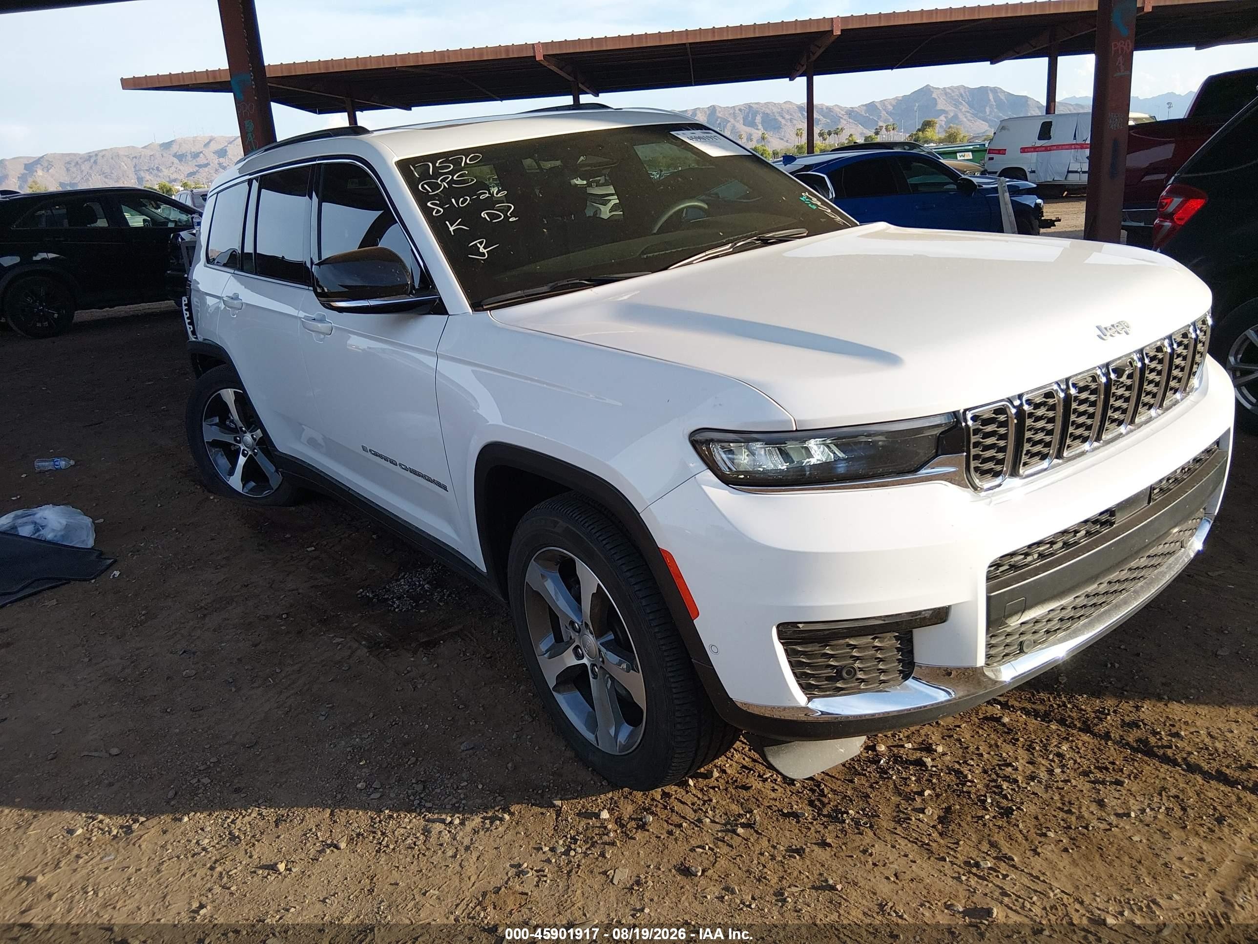 2024 Jeep Grand Cherokee L VIN 1C4RJKBG8R8545257 — IAAI salvage auction photo