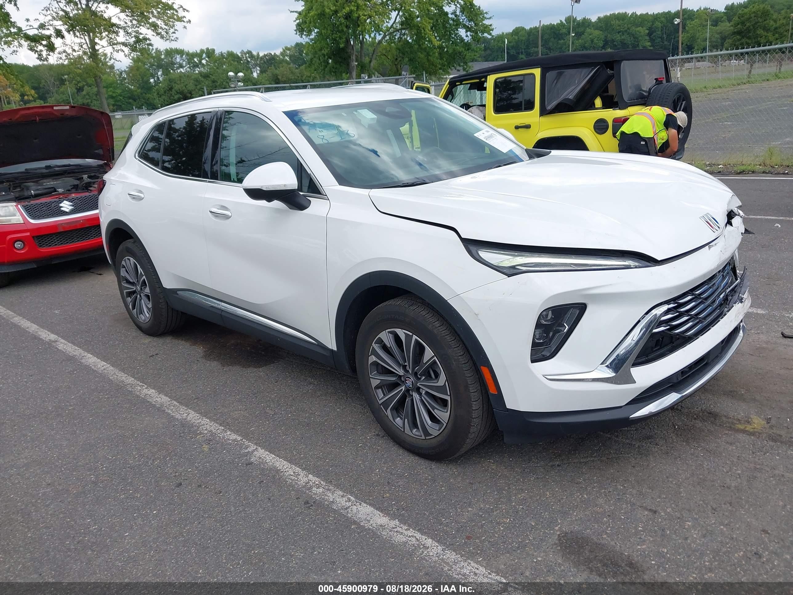 2024 Buick Envision VIN LRBFZME45RD021949 IAAI salvage auction — Front End, Salvage (New Jersey), sold $7,200 on 2026-10-05 (photo 1)