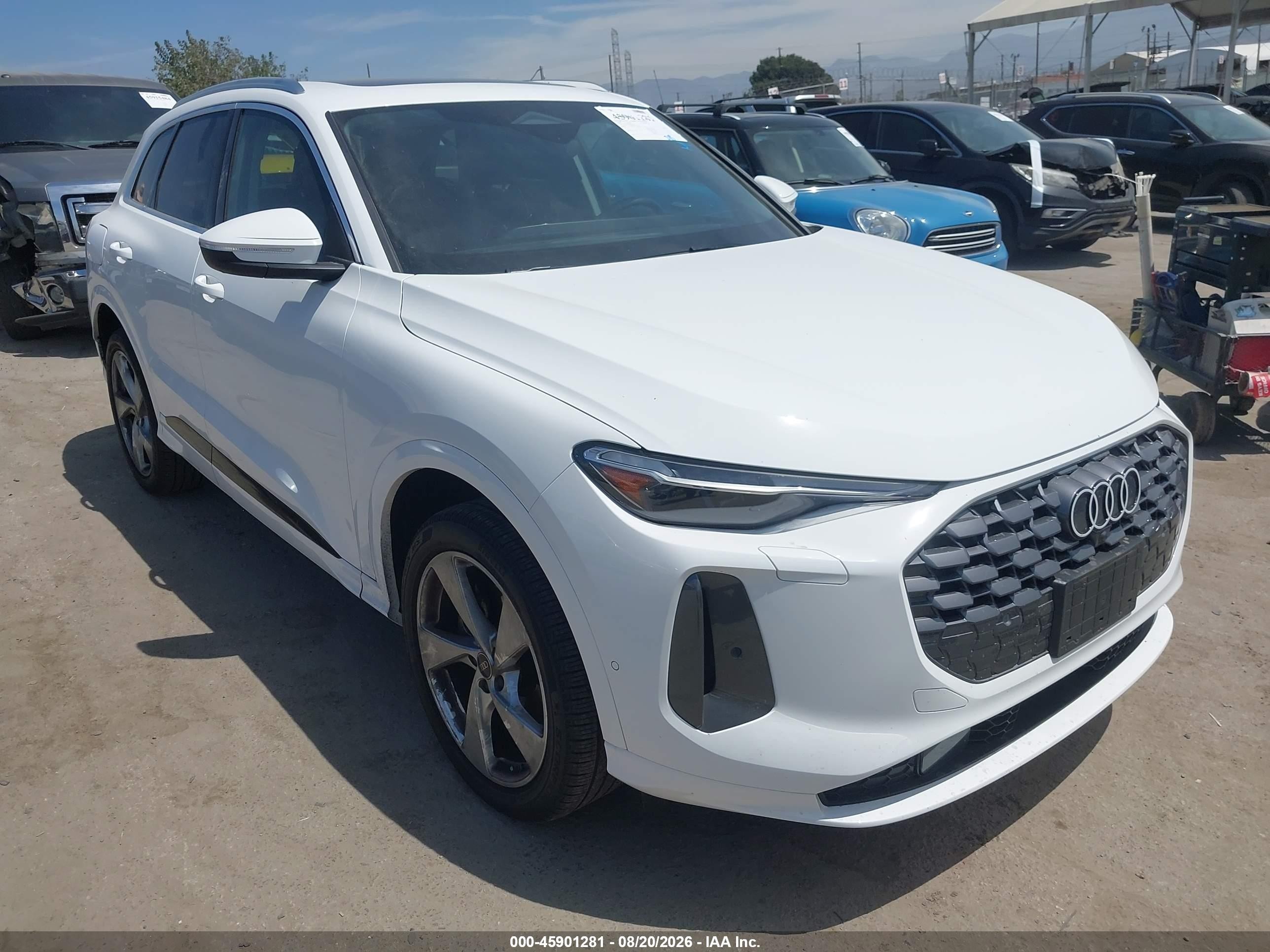 2025 Audi All-new Q5 VIN WA12AAGU9S2071154 IAAI salvage auction — Rear End, Salvage (California), sold $25,250 on 2026-09-19 (photo 1)