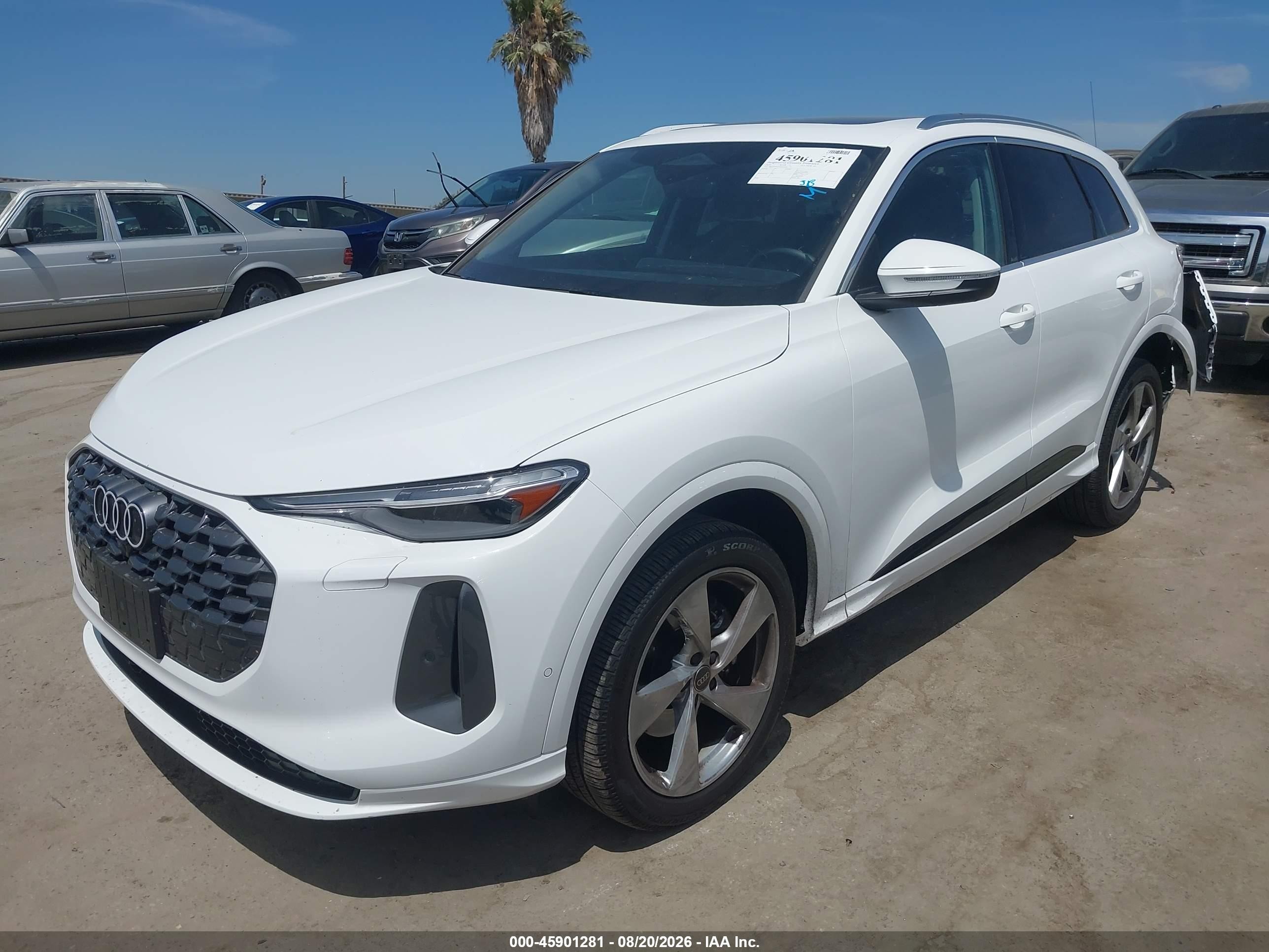 2025 Audi All-new Q5 VIN WA12AAGU9S2071154 IAAI salvage auction — Rear End, Salvage (California), sold $25,250 on 2026-09-19 (photo 2)
