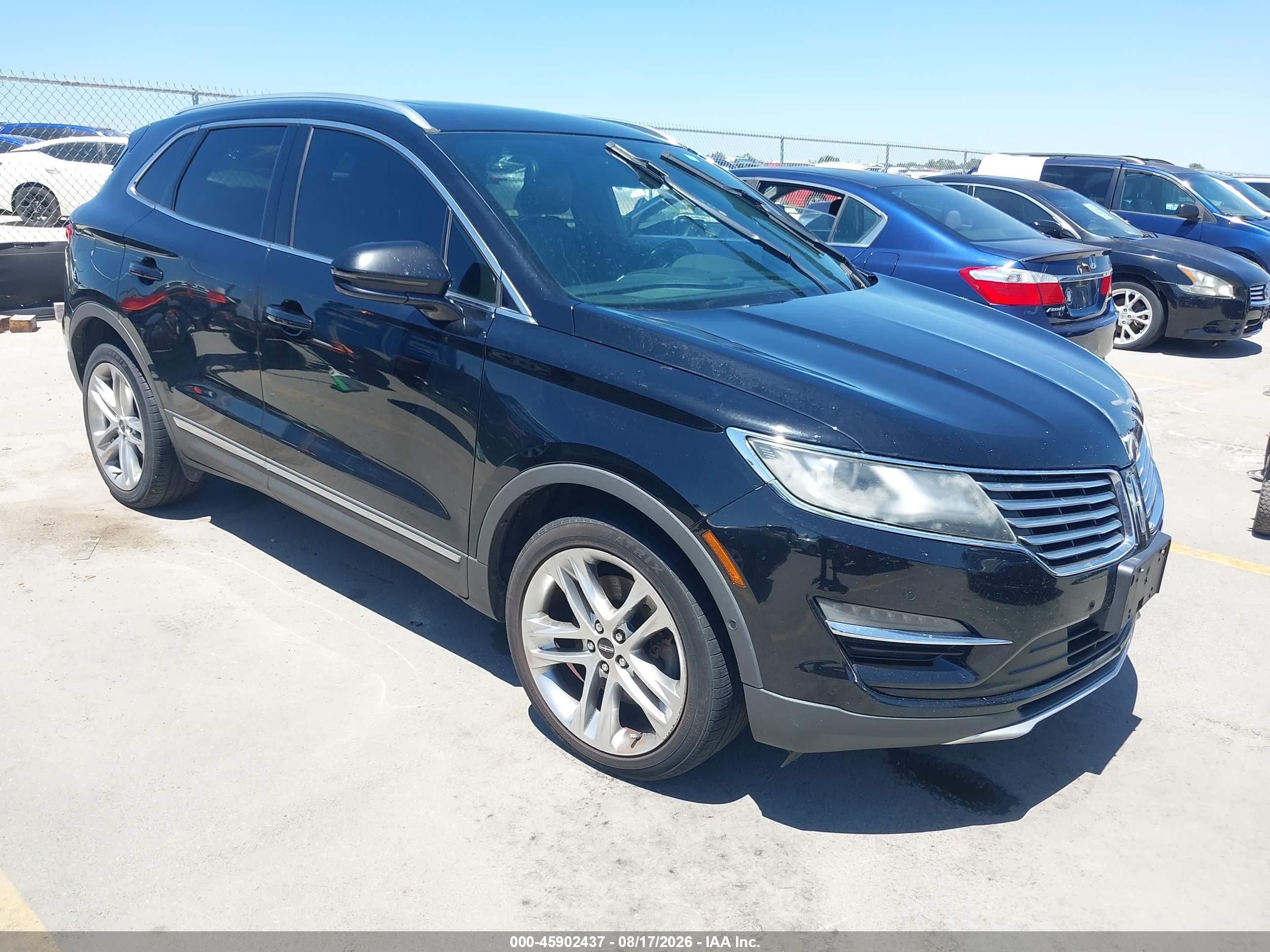 2016 Lincoln Mkc VIN 5LMTJ3DH5GUJ00098 IAAI salvage auction — Normal Wear, Clear (North Dakota), sold $950 on 2026-08-20 (photo 1)