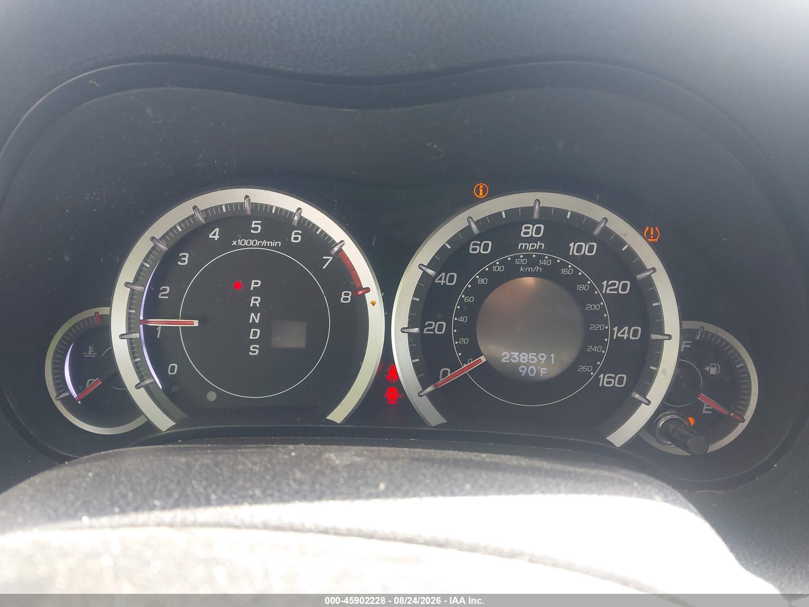2012 Acura Tsx VIN JH4CU2F48CC014771 IAAI salvage auction — Normal Wear, Clear (Virginia), sold $1,350 on 2026-09-10 (photo 7)