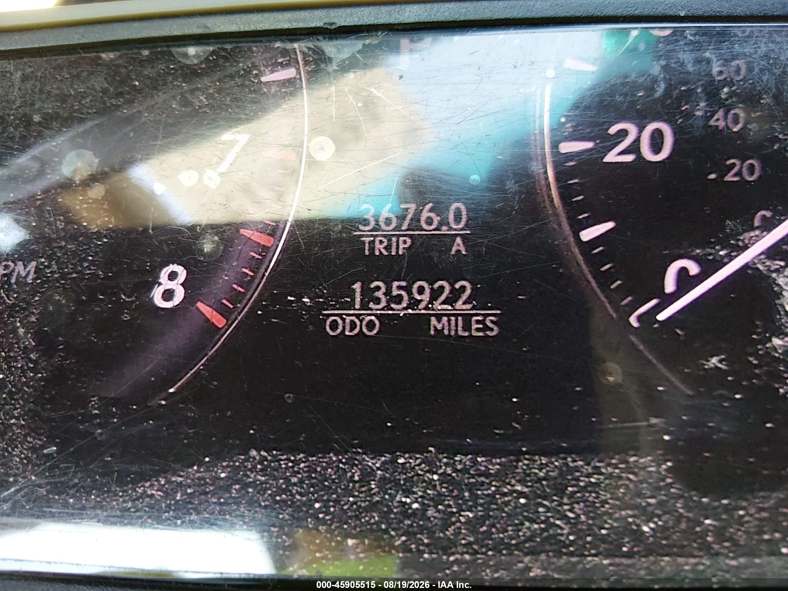 2010 Lexus LS 460 VIN JTHCL5EFXA5007619 IAAI salvage auction — Side, Salvage (Virginia), sold $1,350 on 2026-09-12 (photo 7)