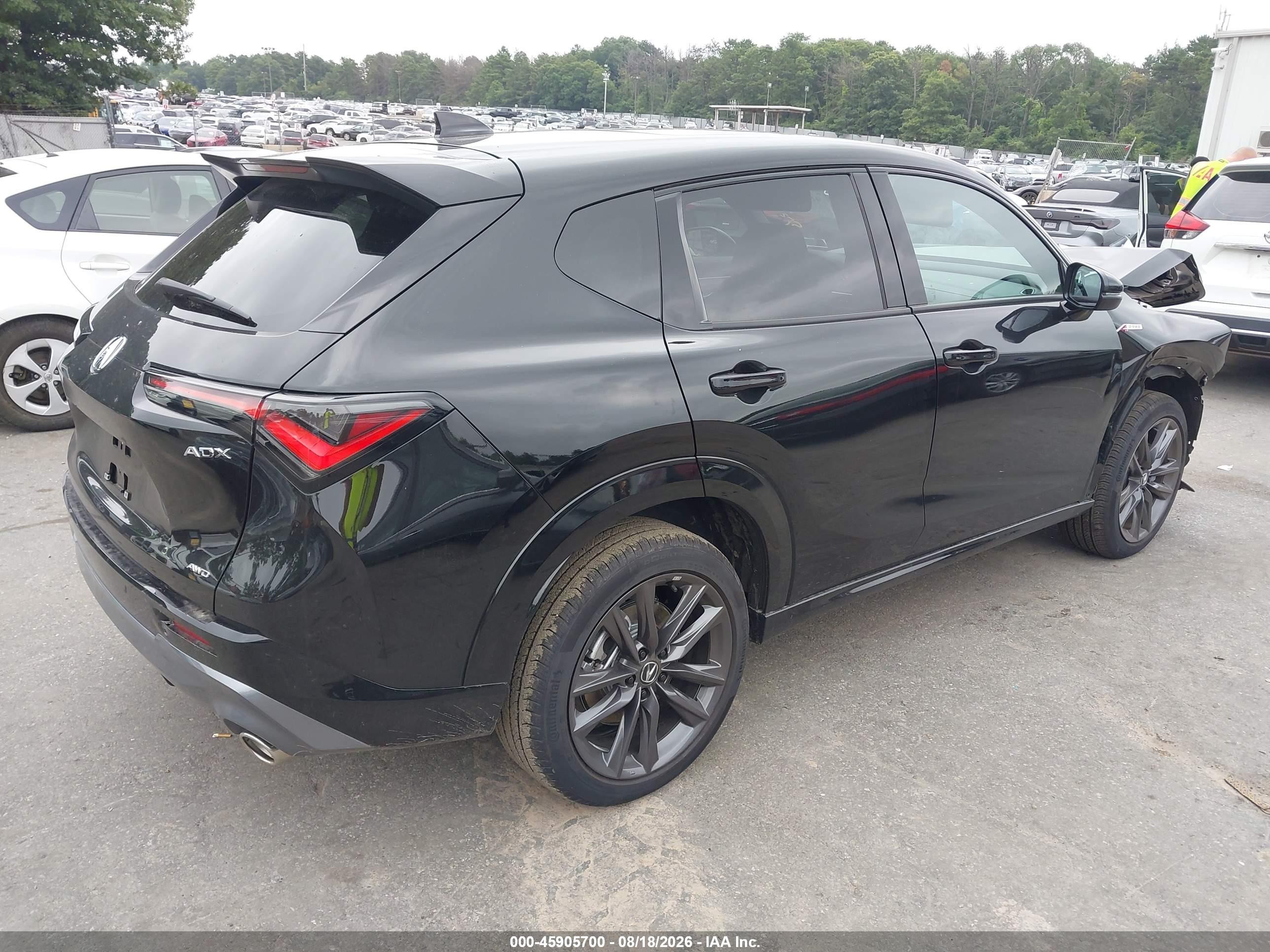 2026 Acura ADX VIN 3HDSA2H55TM703580 IAAI salvage auction — Front End, Wait Title, sold $12,000 on 2026-09-20 (photo 4)