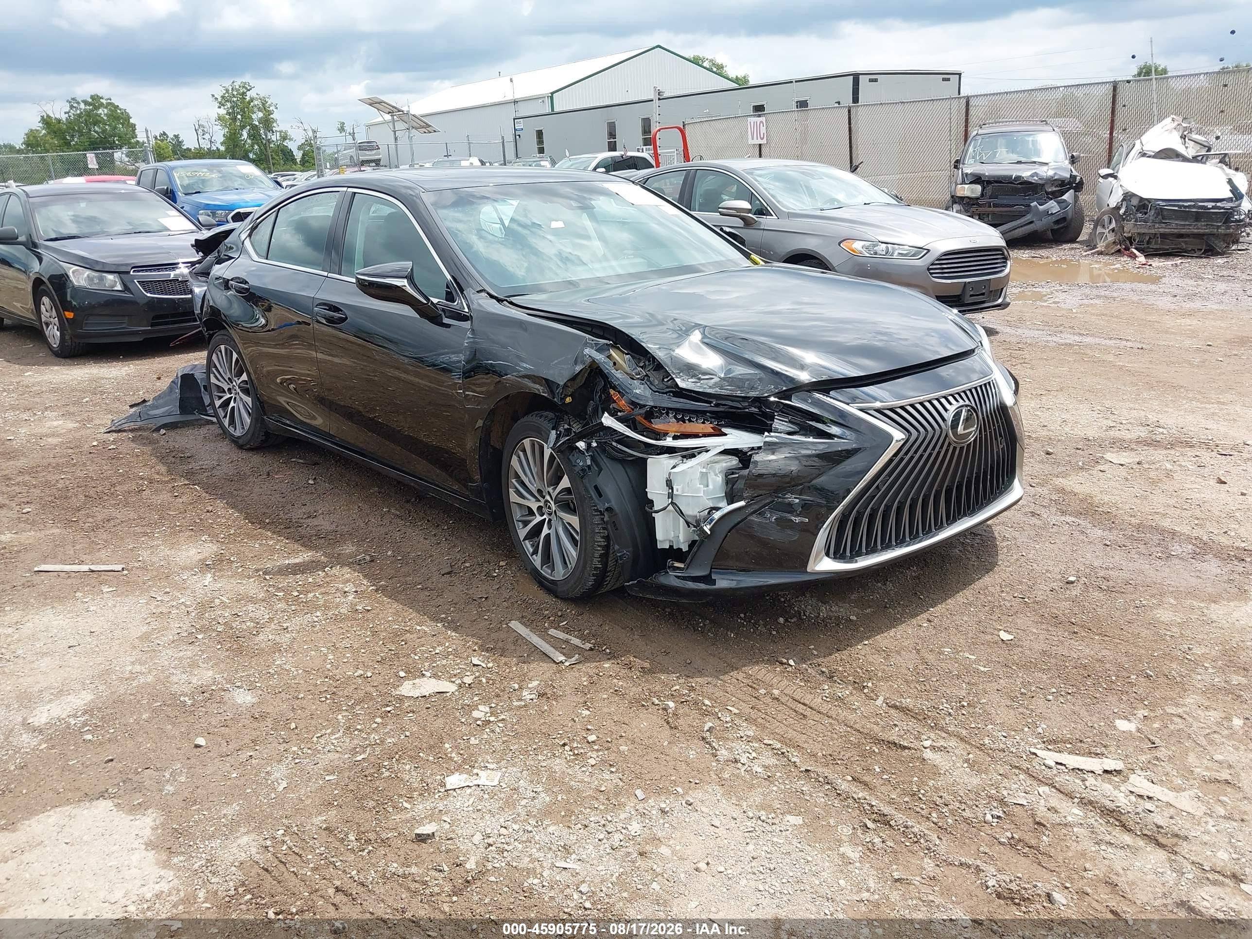 2019 Lexus ES 350 VIN 58ABZ1B13KU018423 — IAAI salvage auction photo