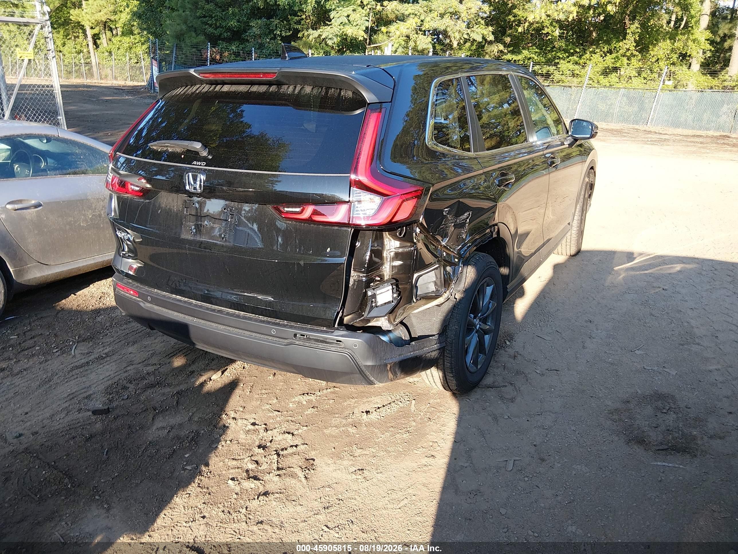 2026 Honda CR-V VIN 2HKRS4H75TH510717 IAAI salvage auction — Rear End, Enterprise Vehicles Clear Only (Virginia), sold $24,600 on 2026-08-22 (photo 4)